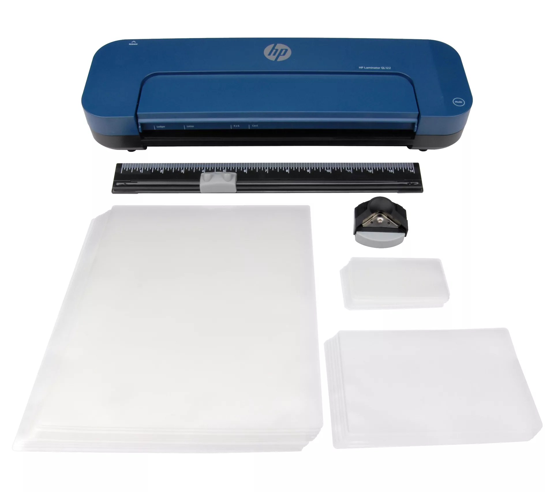HP 12" Laminator with Starter Kit, Trimmer, Corner Cutter