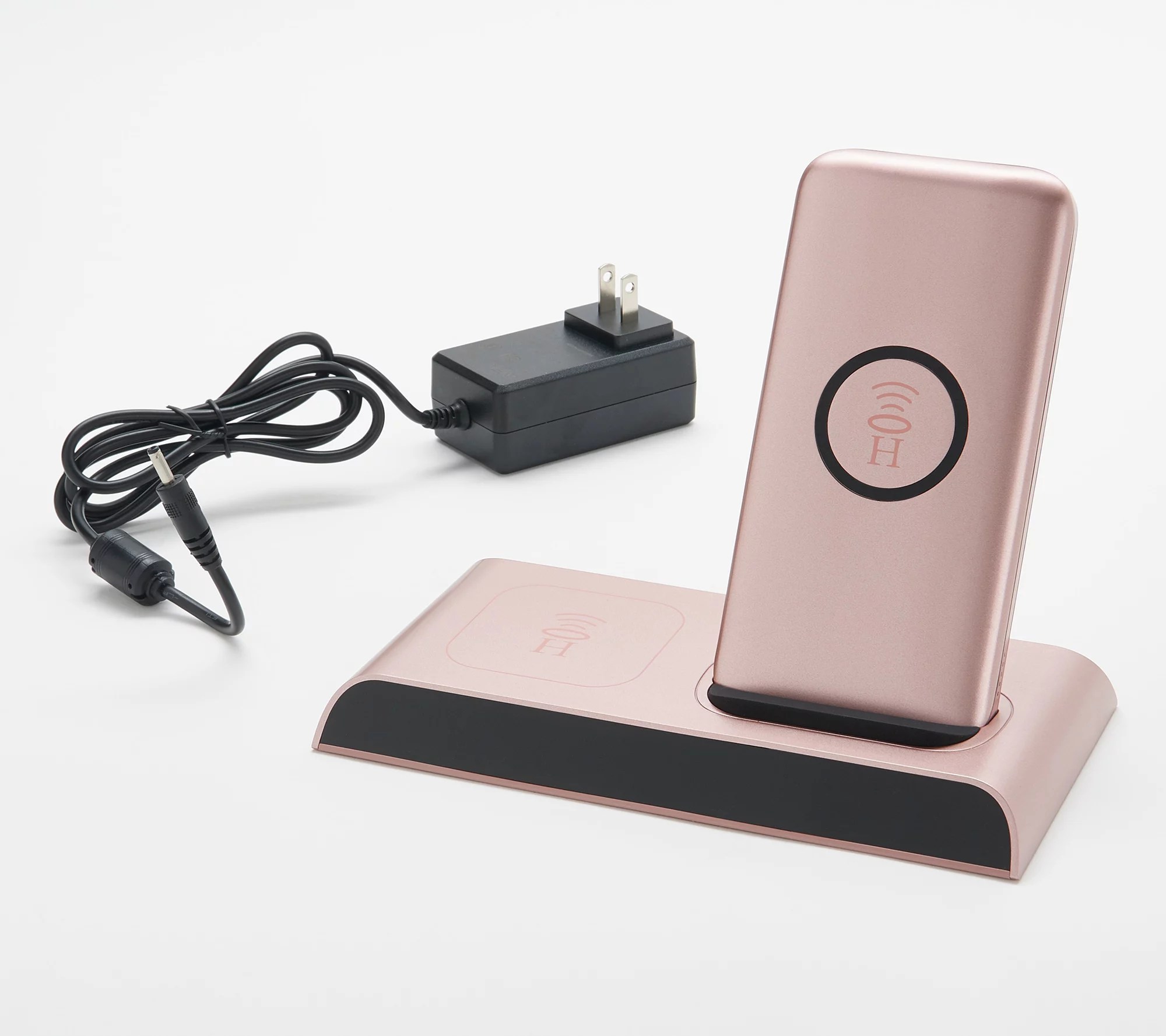 HALO Wireless Charging Dock w/ Portable Charger & Clock