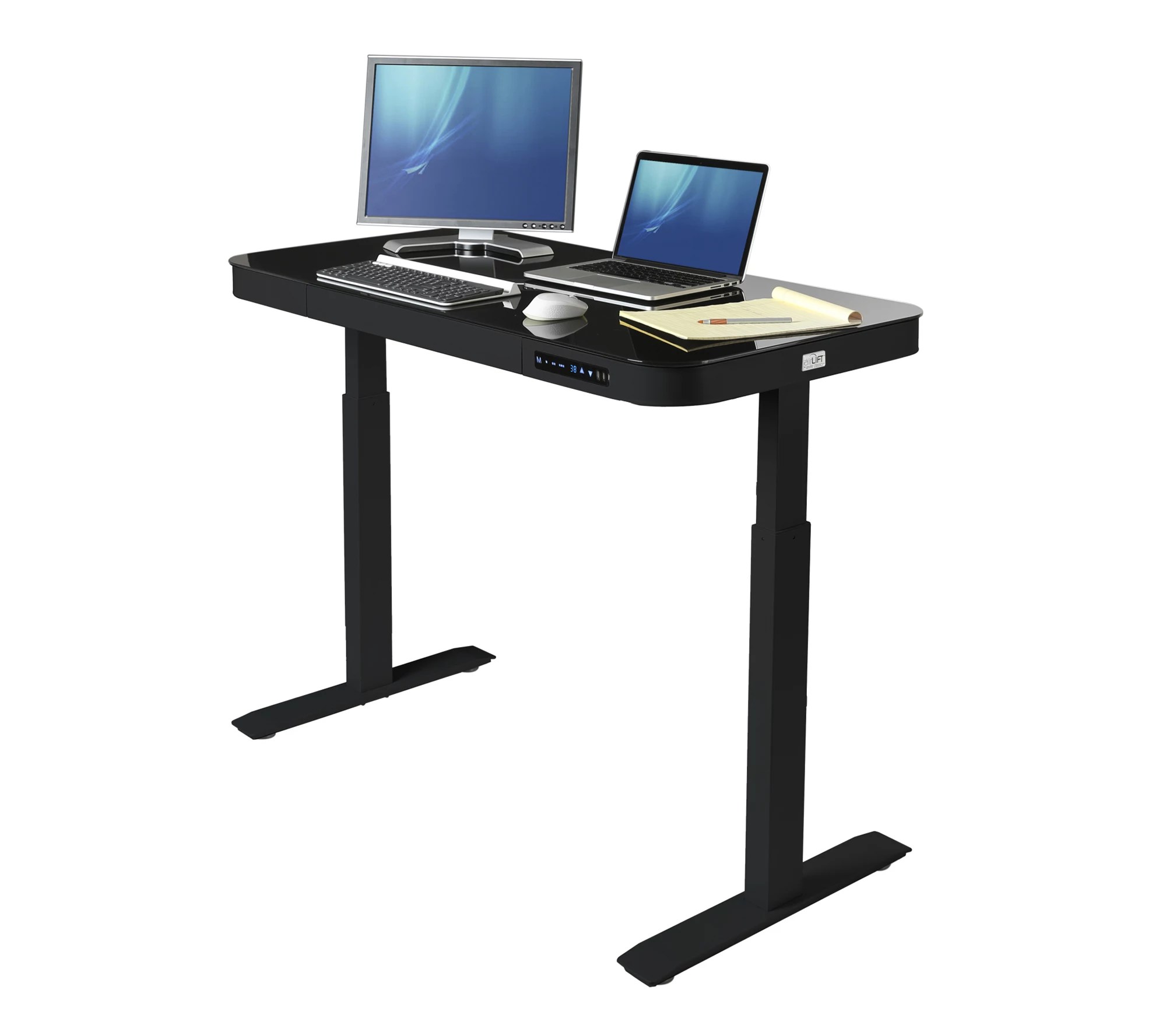 Seville Classics AIRLIFT Height Adjustable Electric Desk