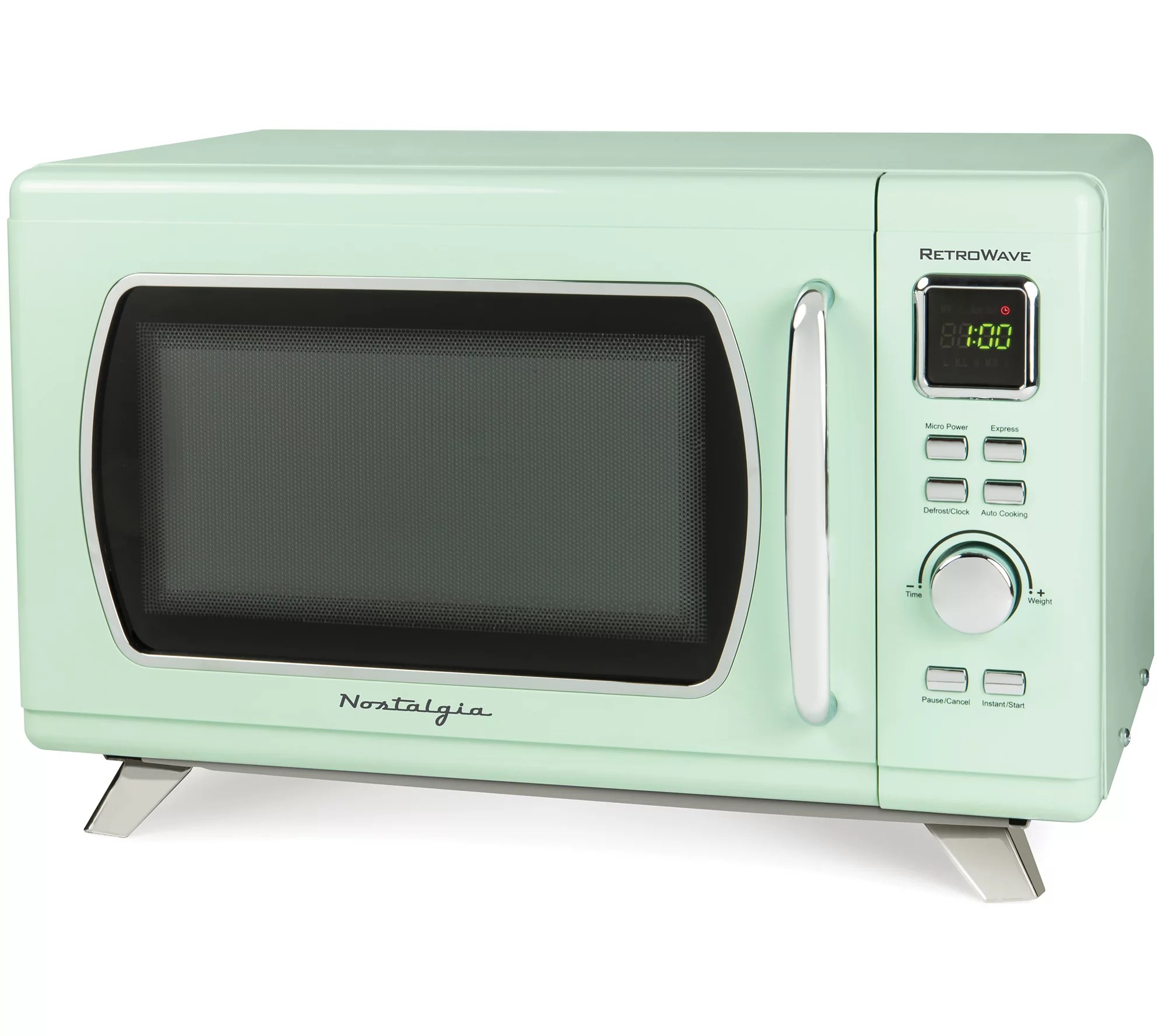 Nostalgia Retro 0.9 Cubic Ft. Microwave