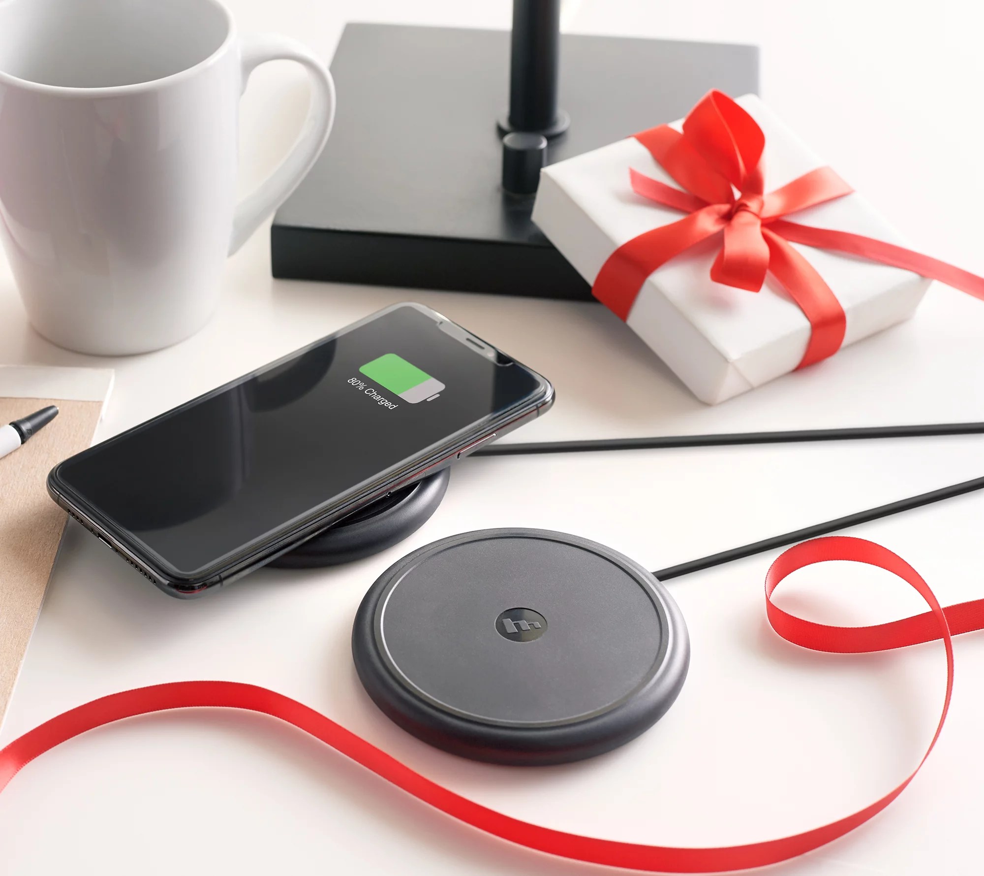 (QVC) QVC 2 Mophie 2 Pack of Wireless Charge Base for Select Phones