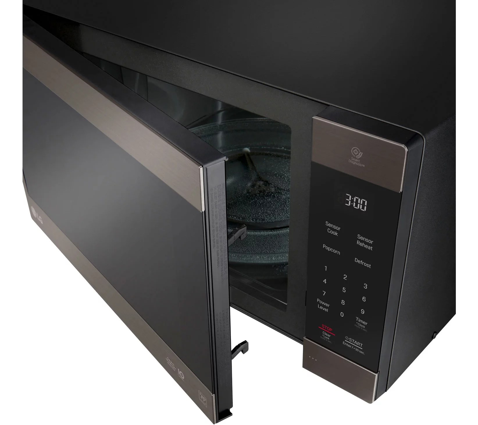 LG NeoChef 2.0 Cu. Ft. Countertop Microwave Black Stainless