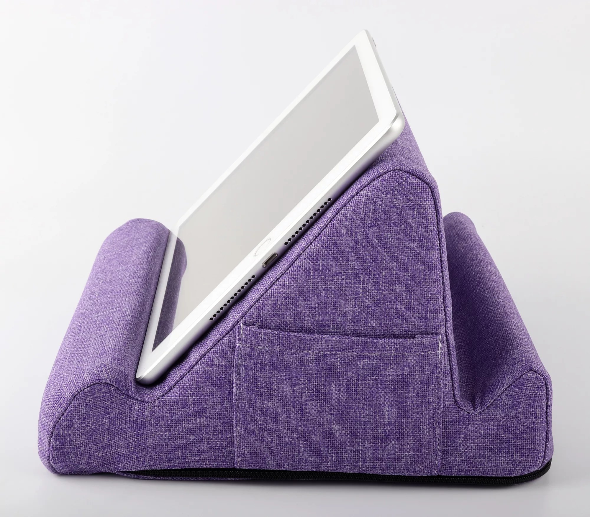 Duo MultiPosition Memory Foam Tablet Stand w/ Storage Pockets