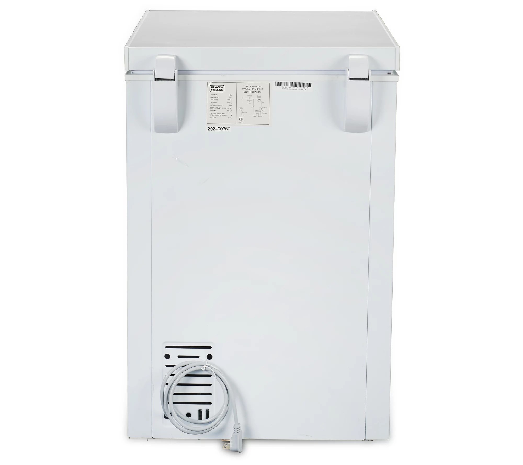 BLACK + DECKER 3.5Cubic Foot Chest Freezer