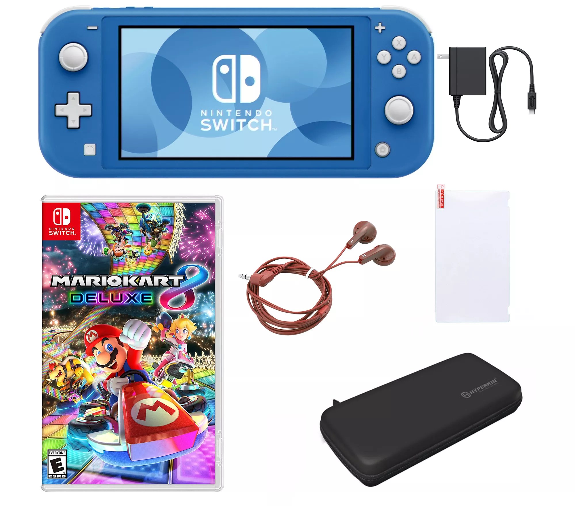 Nintendo Switch Lite (Blue) Gaming Console Bundle With Mario Kart Deluxe | Bappeda.lamongankab.go.id