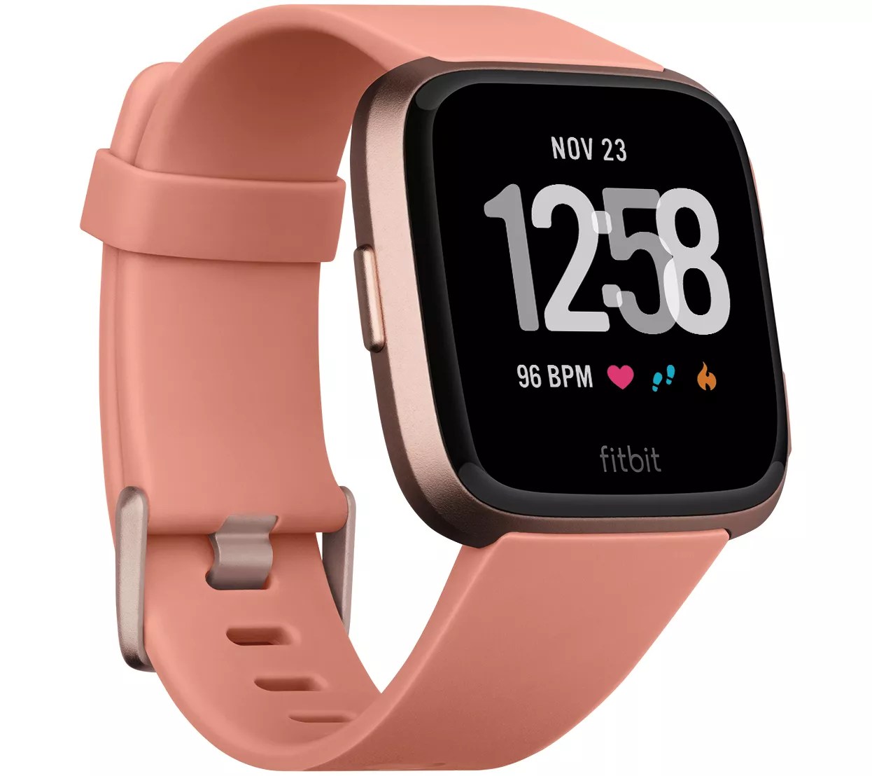 Fitbit Versa Smartwatch with Large Extra Band & Pandora