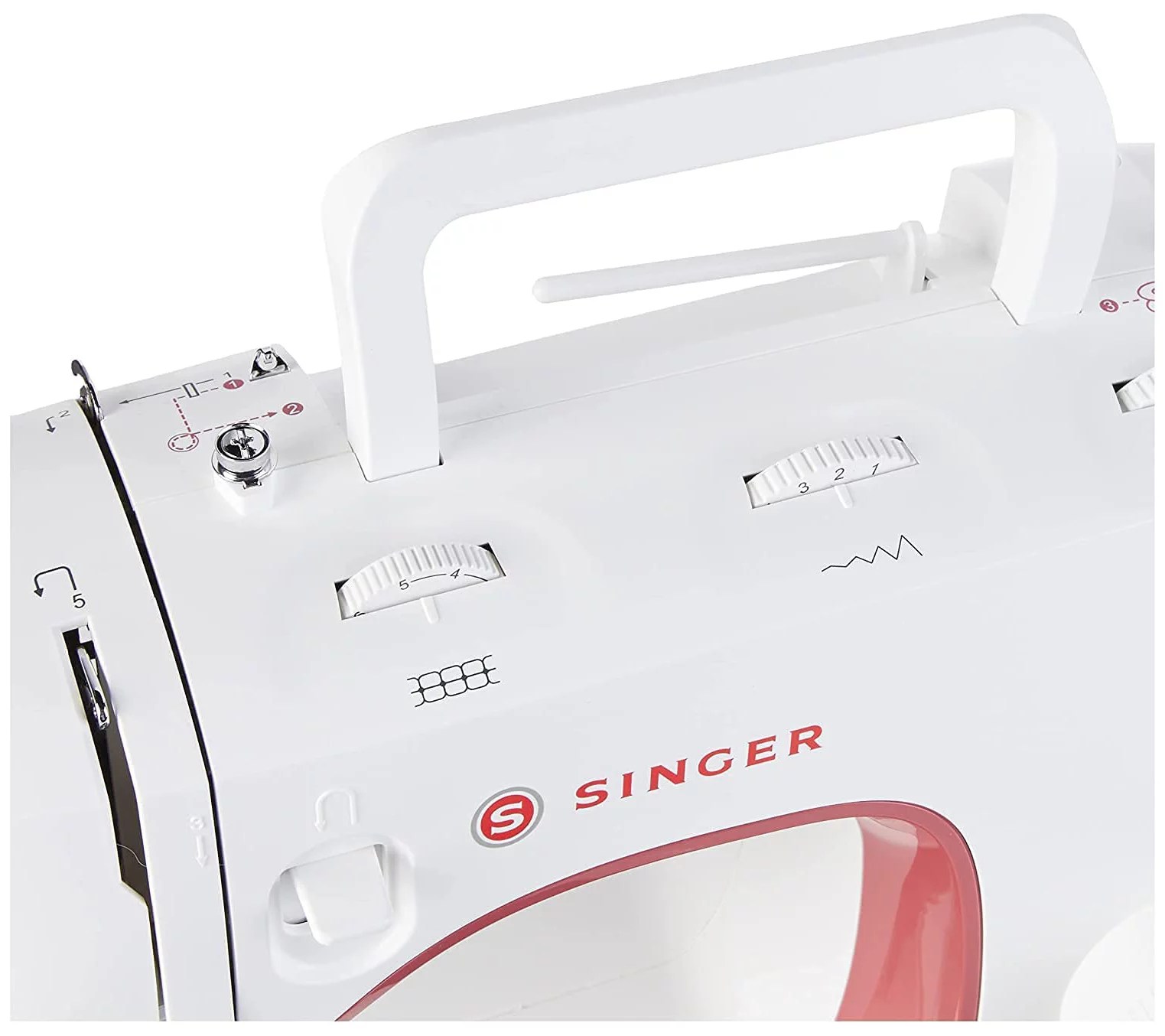 Singer MX231 Sewing Machine White / Red
