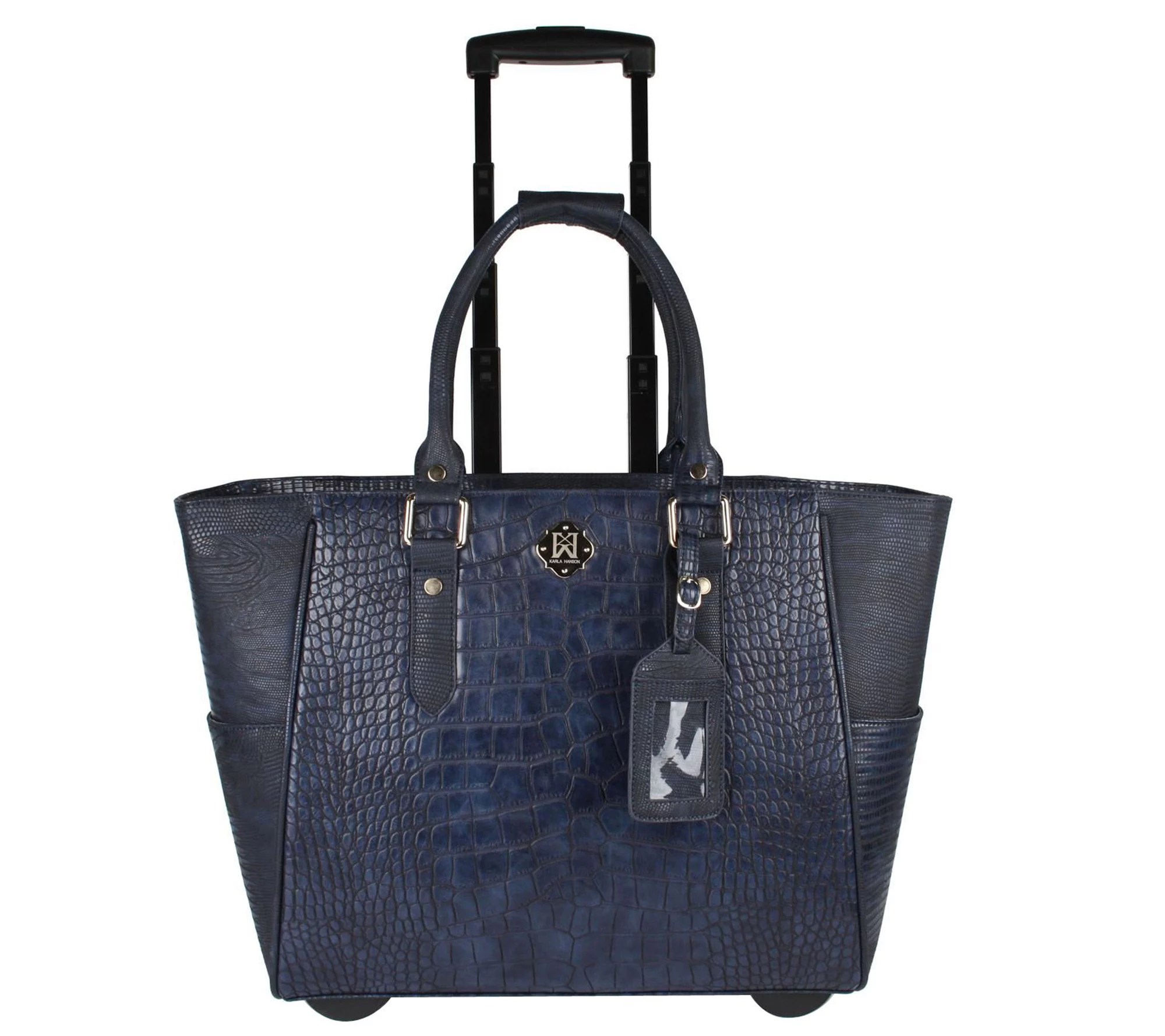 Karla Hanson ToteStyle Rolling CarryOn Luggage Bag Sophia