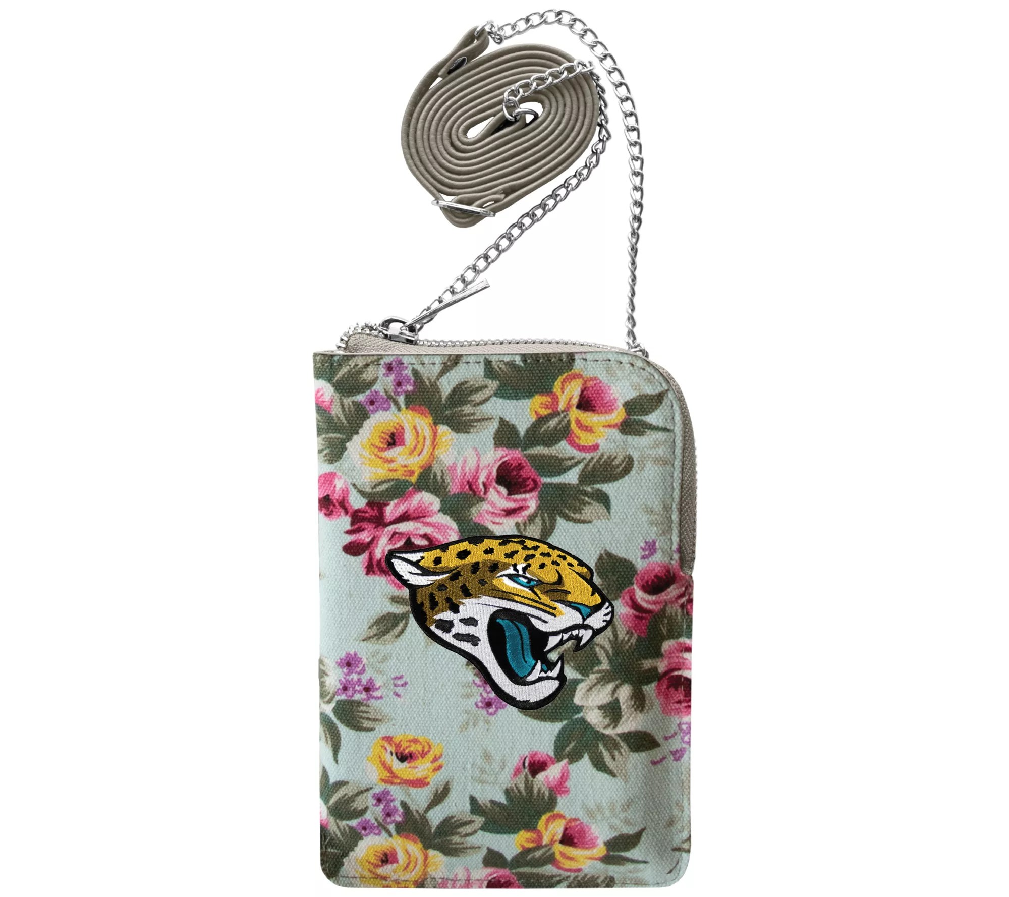 Little Earth NFL Floral Canvas Smart Purse