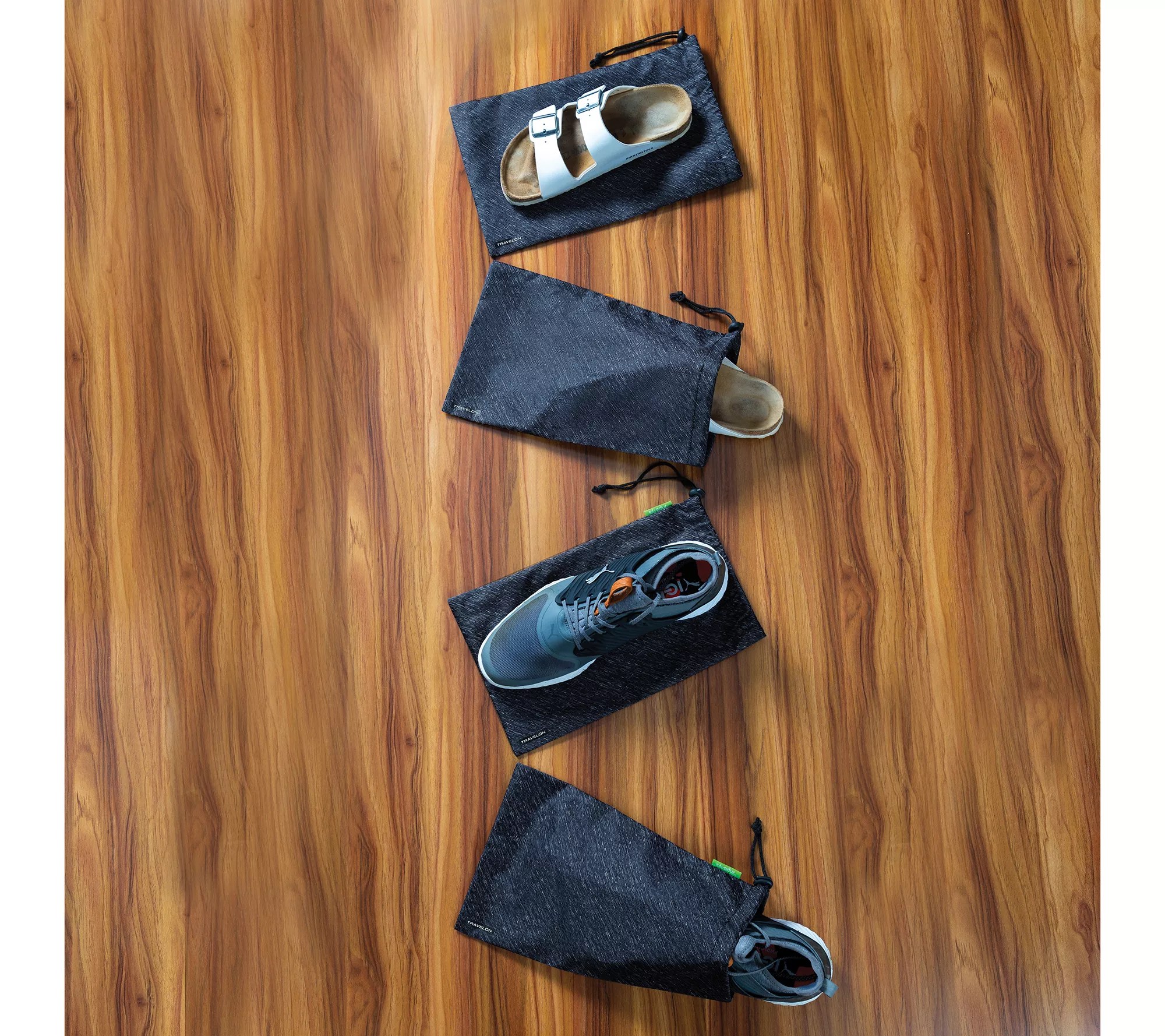 Travelon Set of 4 Travel Shoe Covers Clean