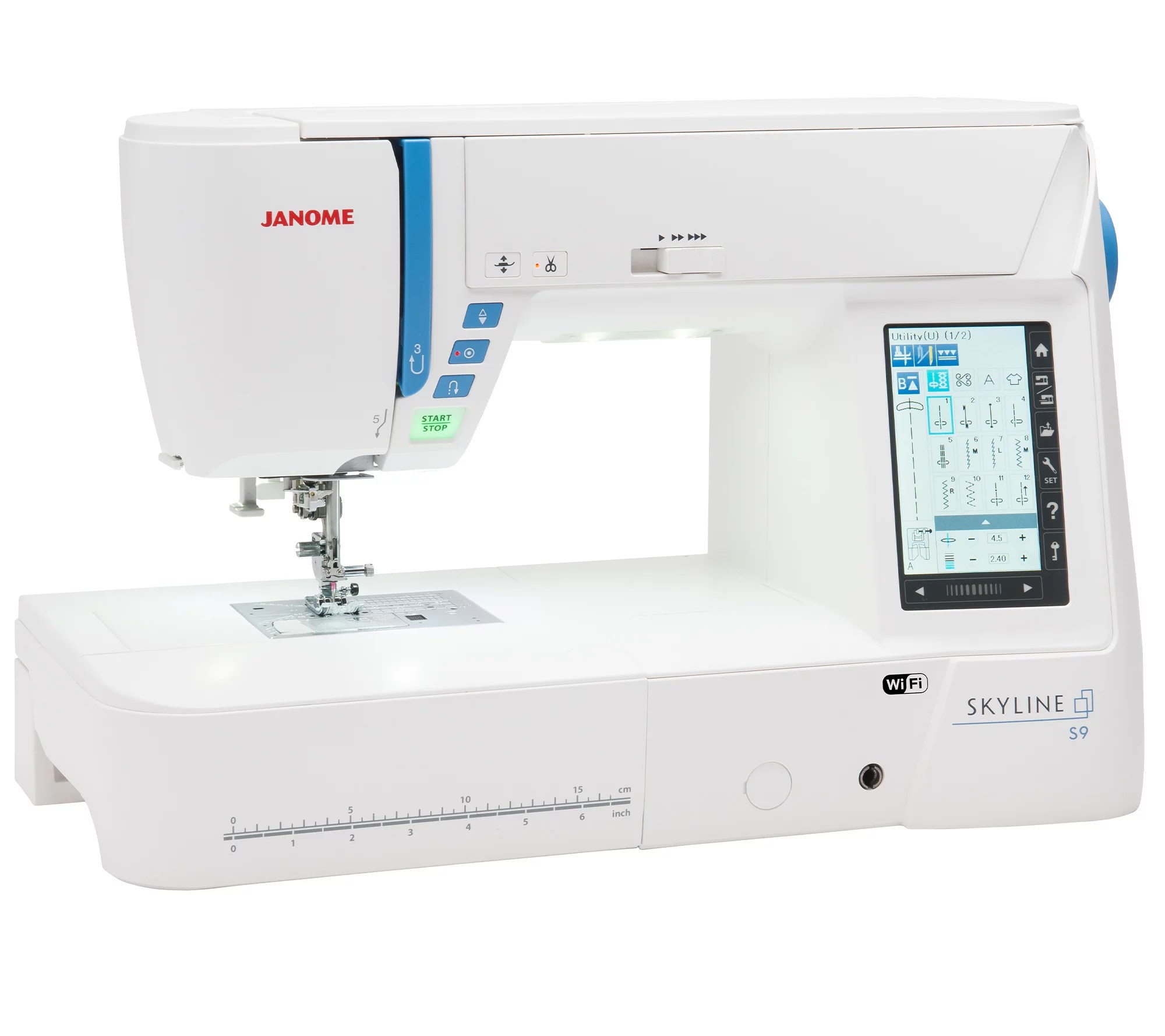 Janome Skyline S9 Embroidery and Quil ting Machine