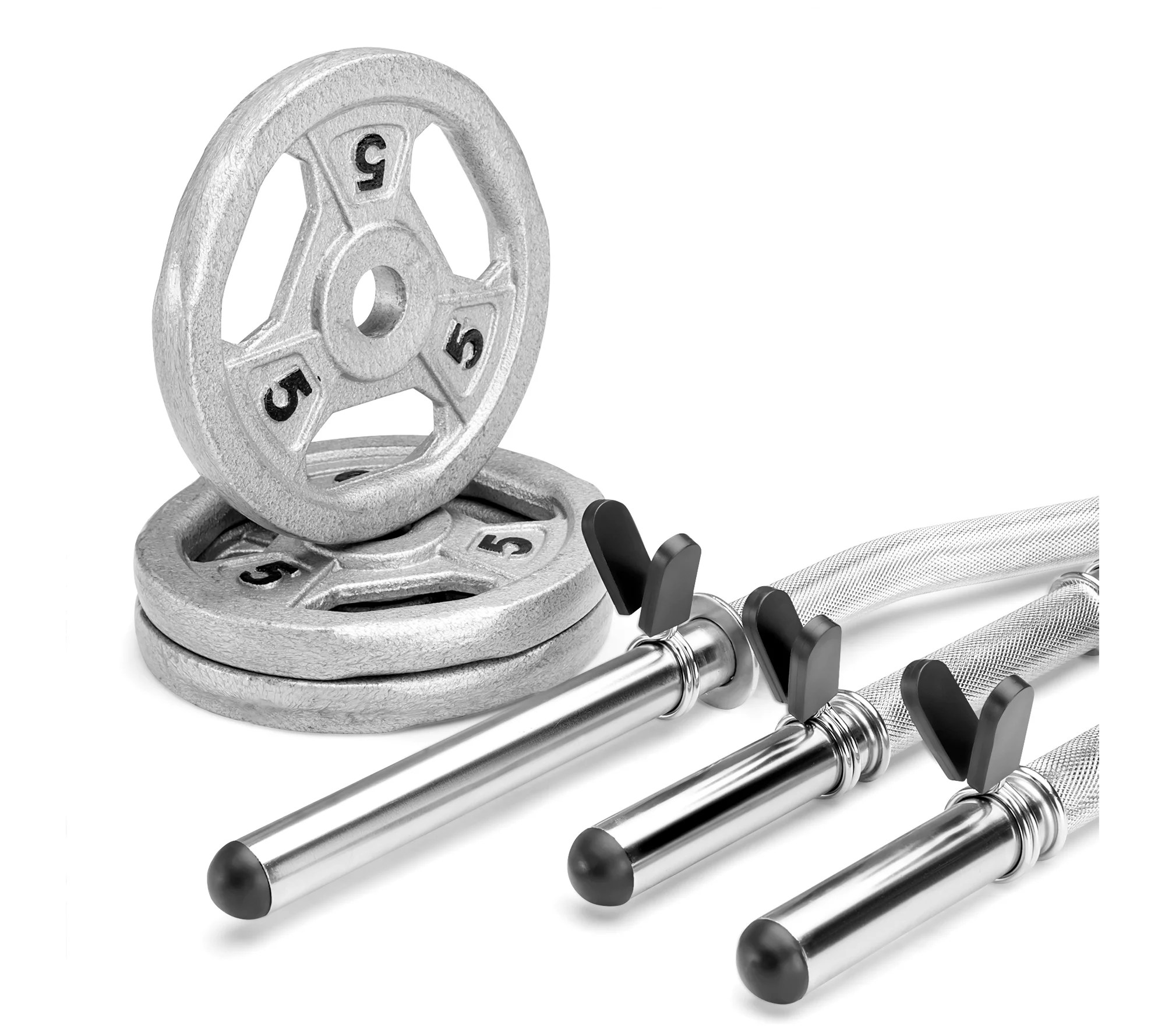 Marcy Standard Curl Bar & Dumbbell Handle Set