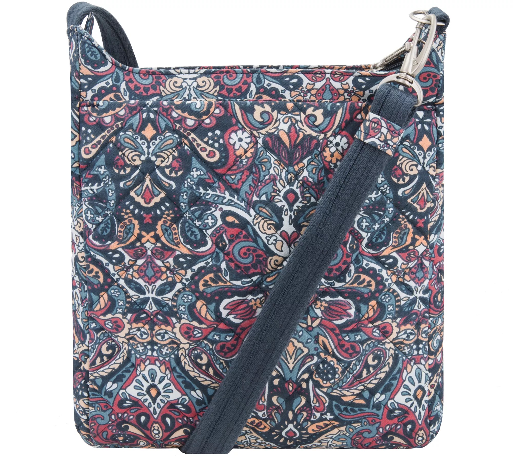Travelon AntiTheft Cotton Boho Square Crossbody