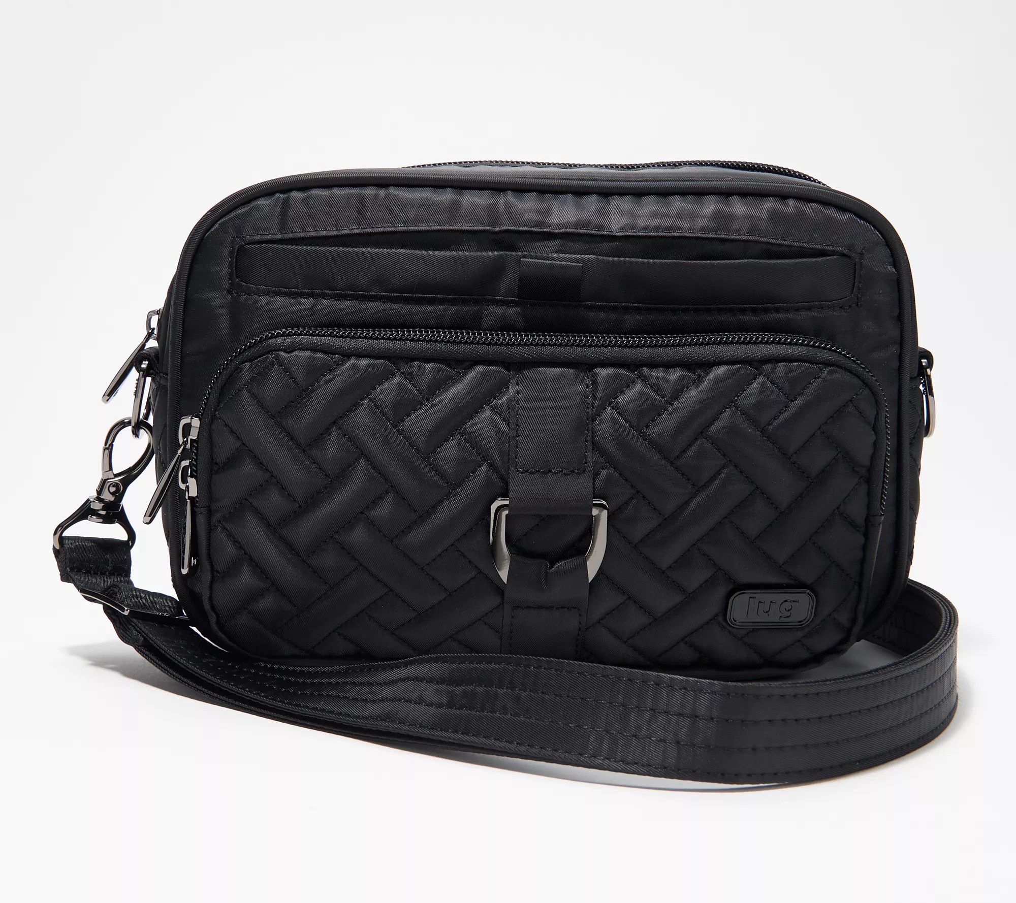 (QVC) Lug Convertible RFID Crossbody and Belt Bag Carousel