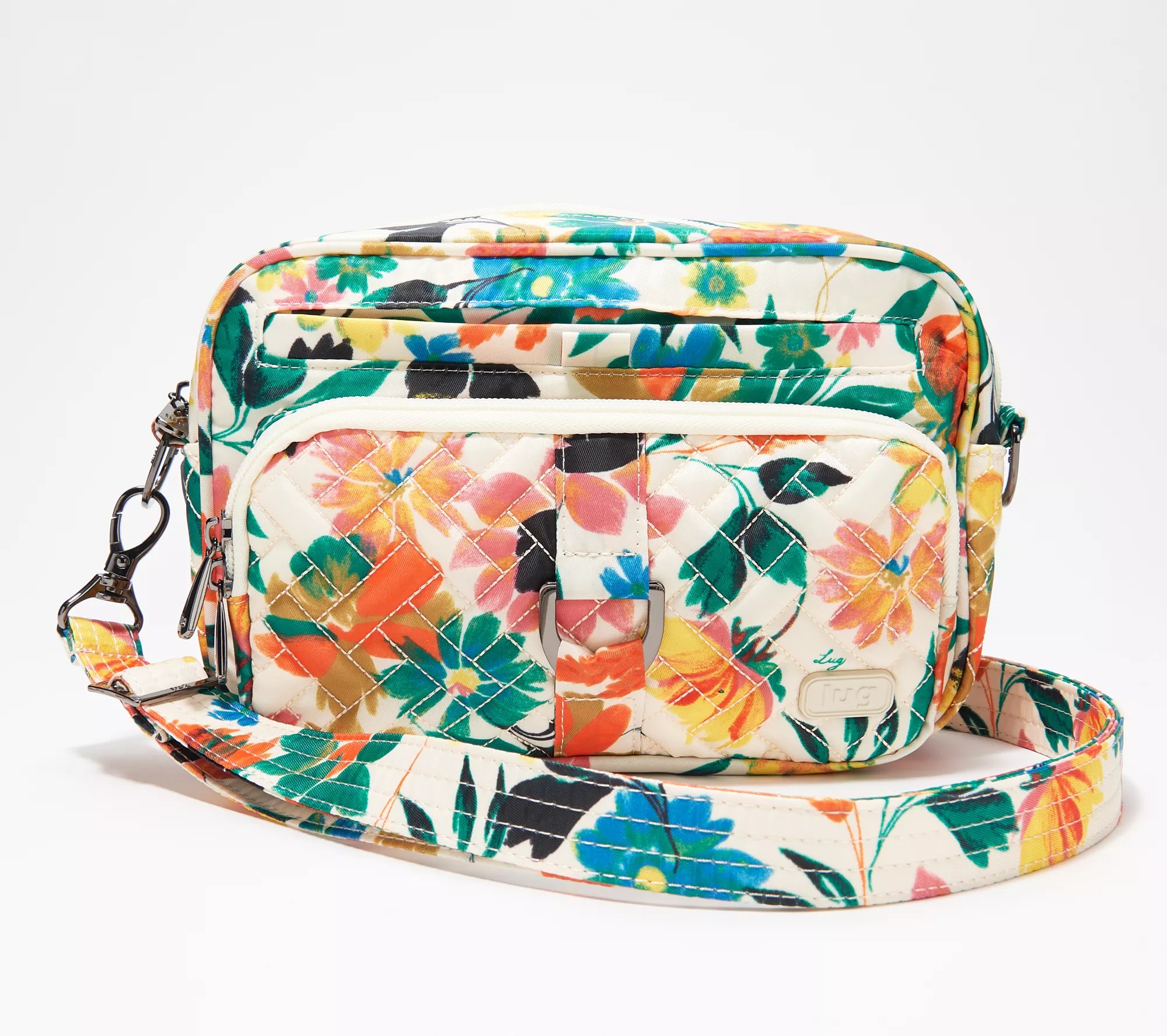 (QVC) Lug Convertible RFID Crossbody and Belt Bag Carousel