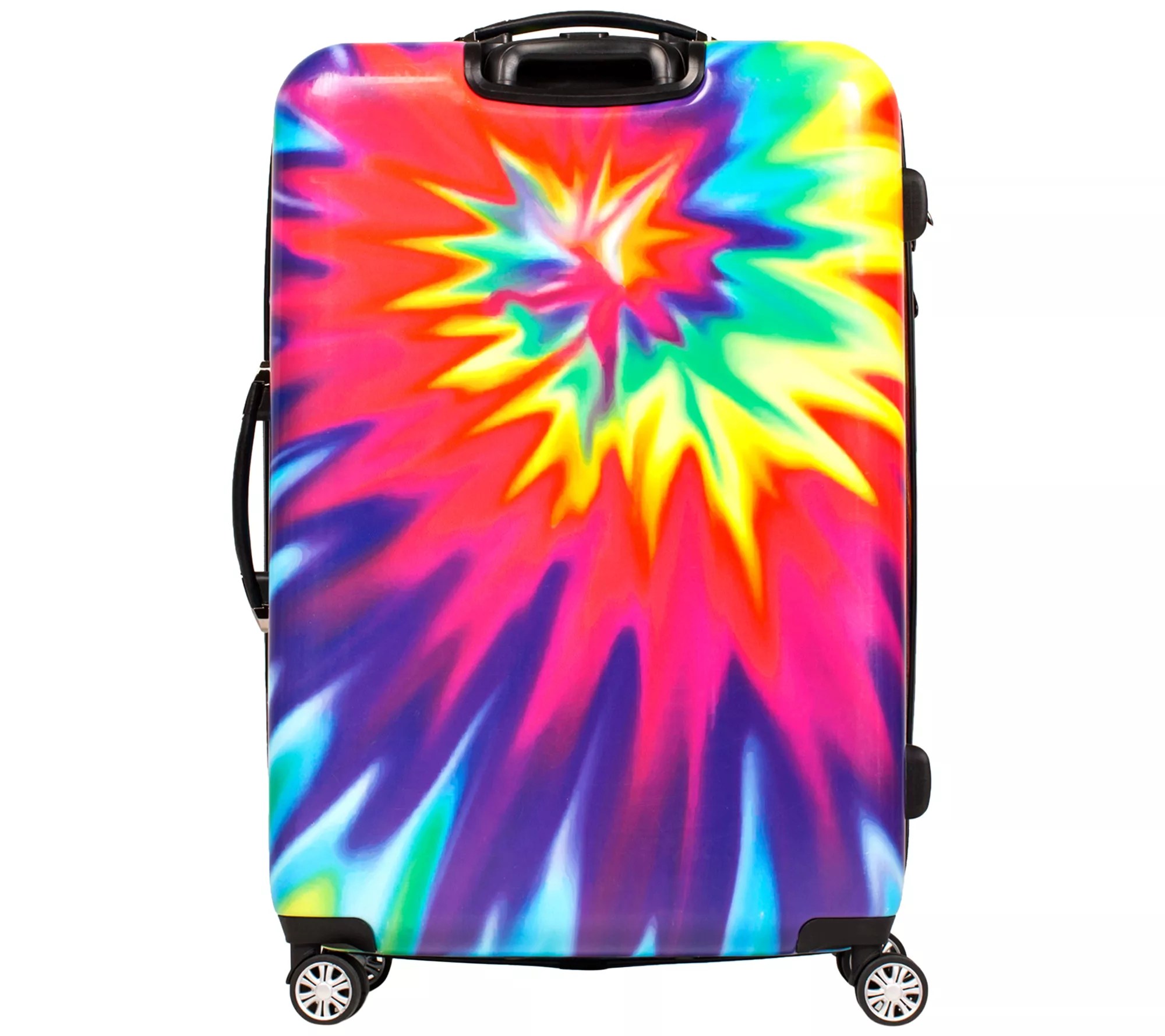 FUL TieDye Swirl 28" Expandable Spinner Rolling Luggage
