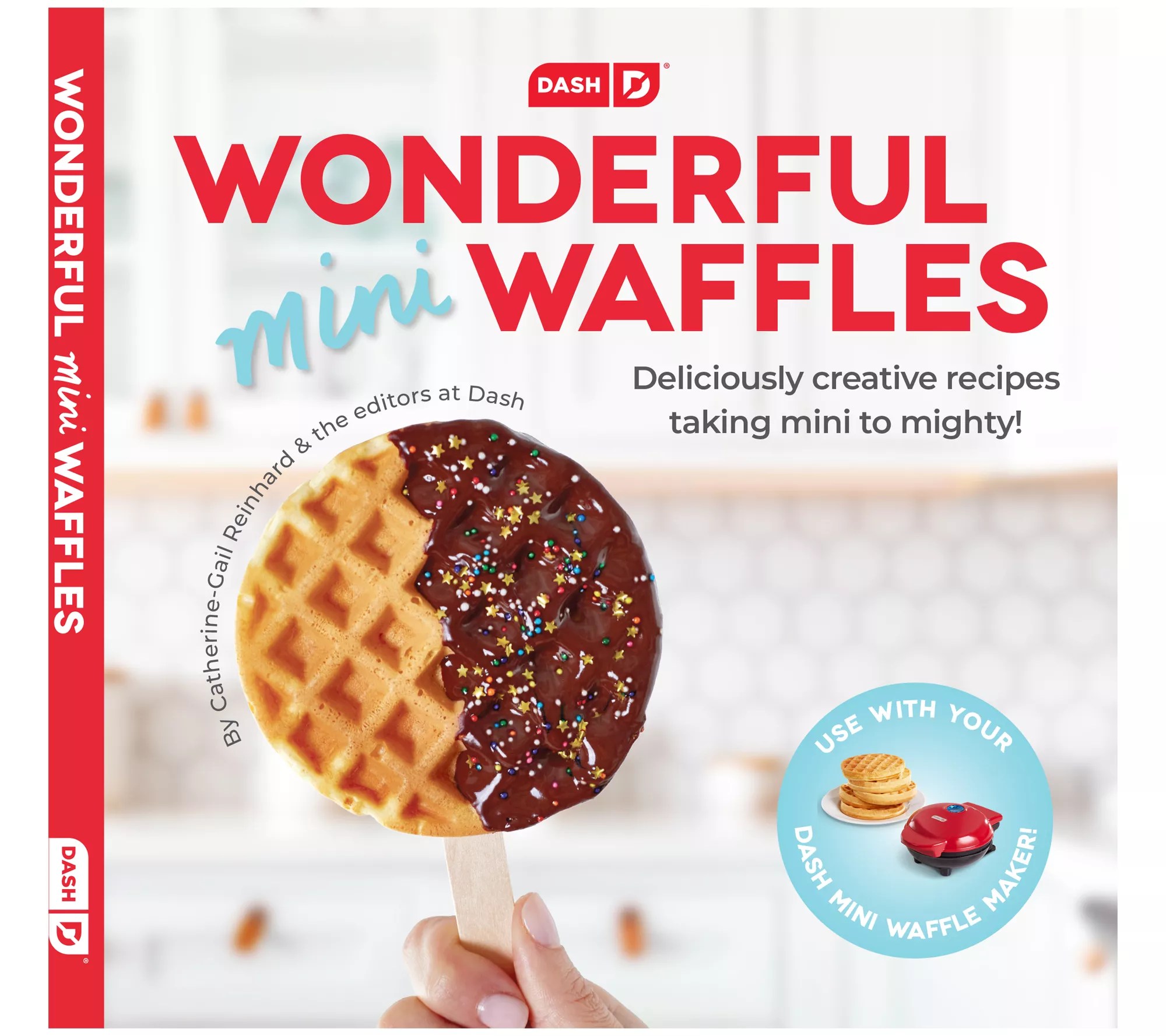 "As IS" DASH Wonderful Mini Waffles Cookbook