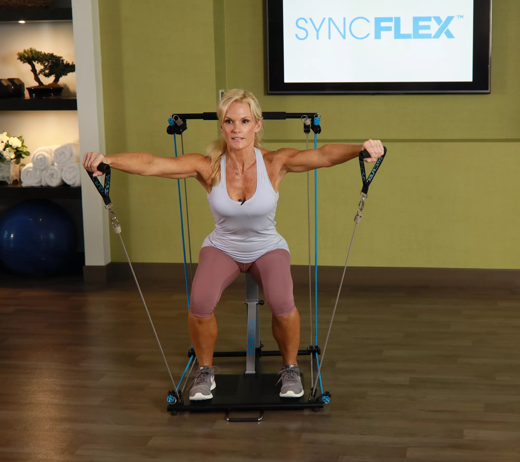 SyncFlex Total Body Workout w/ DVD and Wall Chart - QVC.com