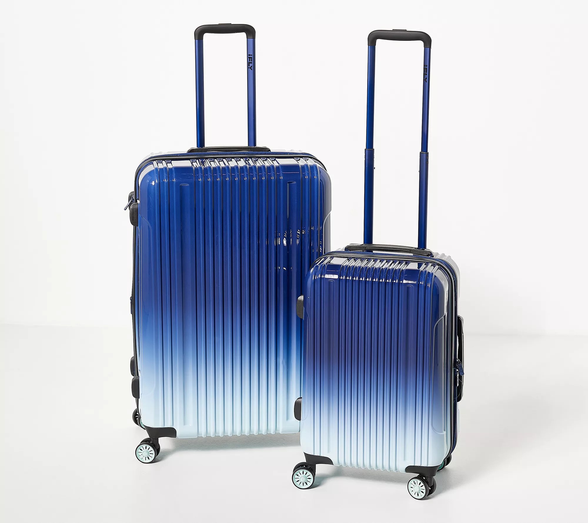 iFLY 2Piece Ombre Hardside Luggage Set