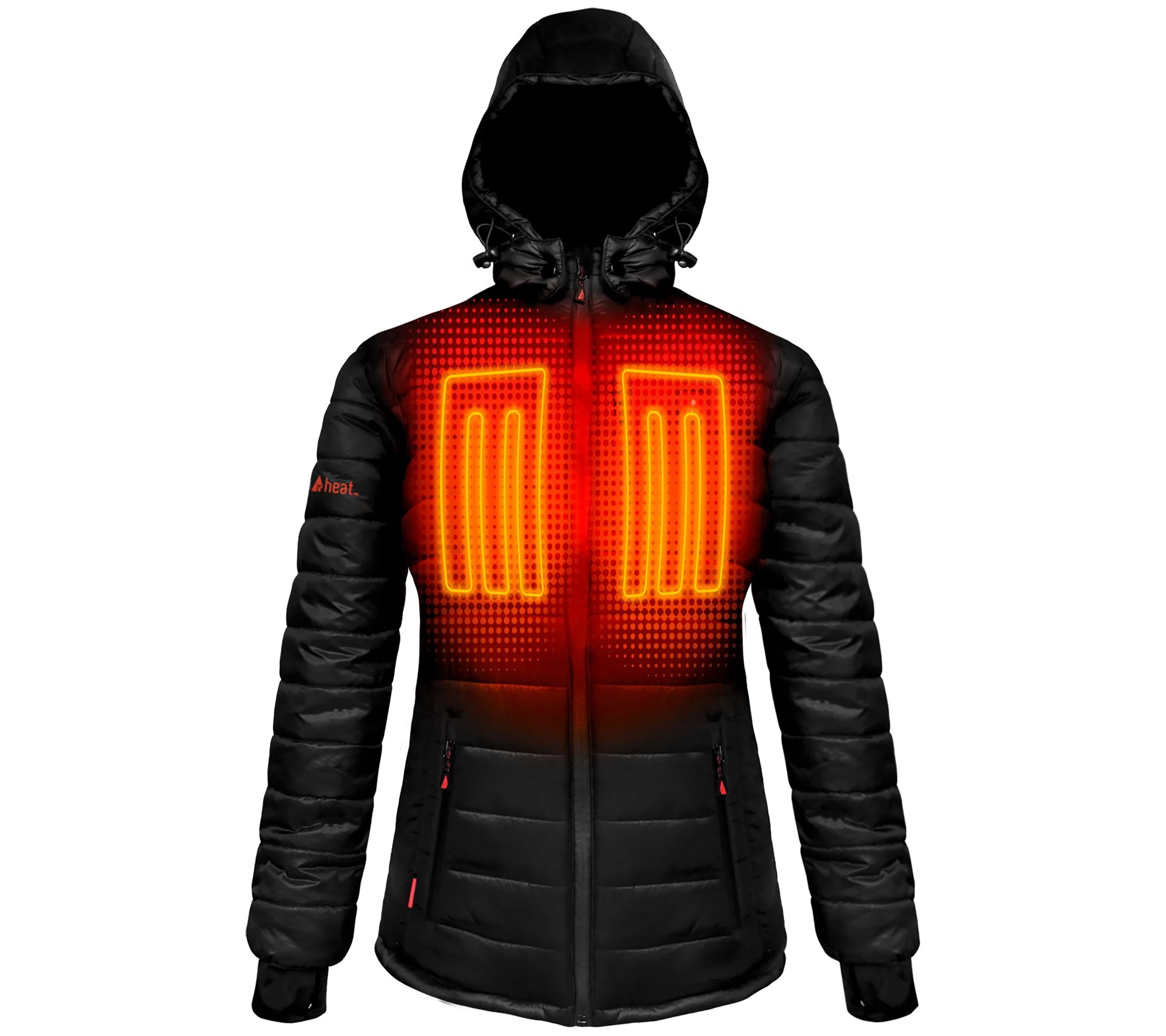 ActionHeat Women's 5V BatteryHeated Puffer Jacket W/ Hood