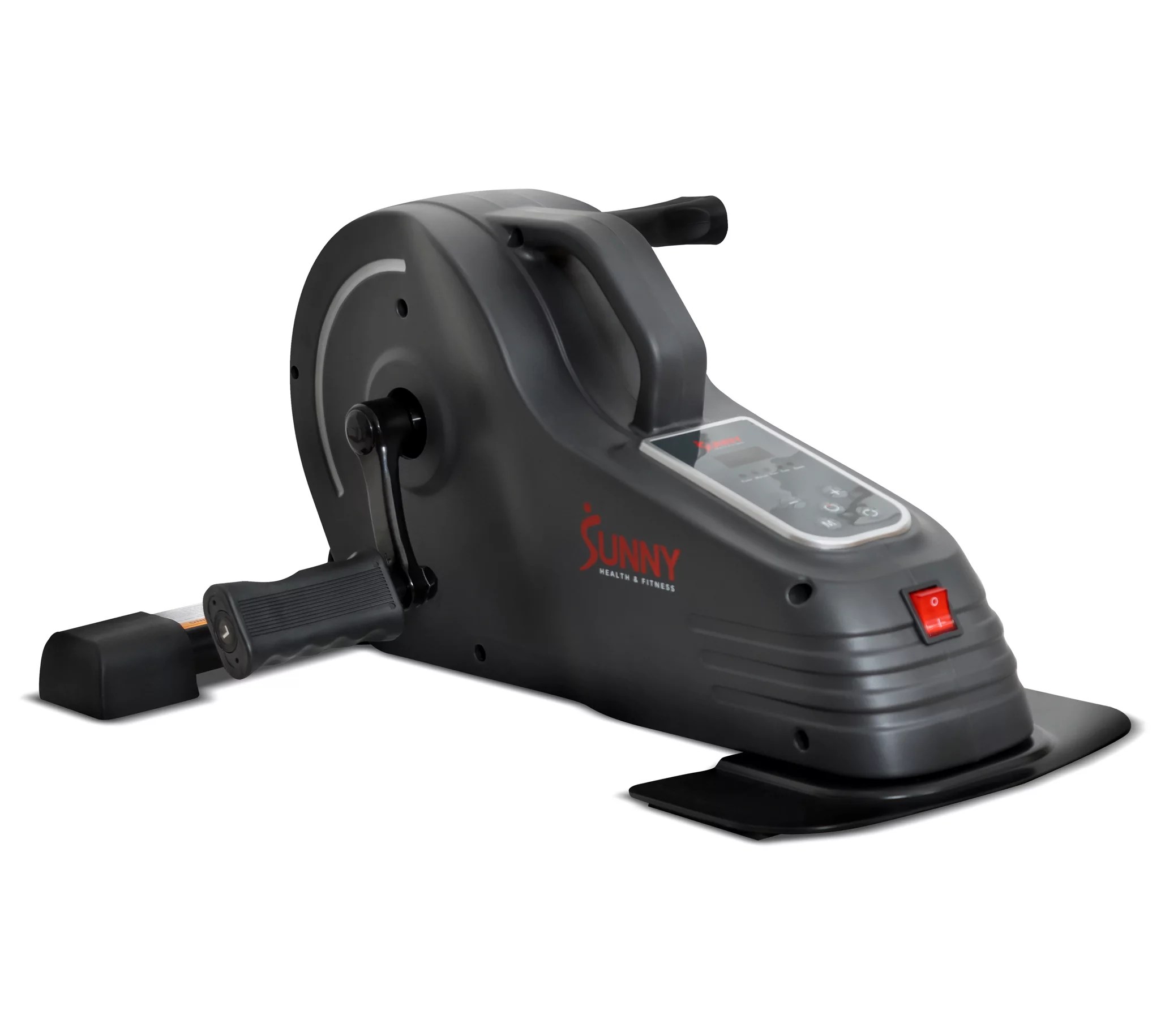 Sunny Health Fitness Motorized UnderDesk Bikefor Legs or Arm