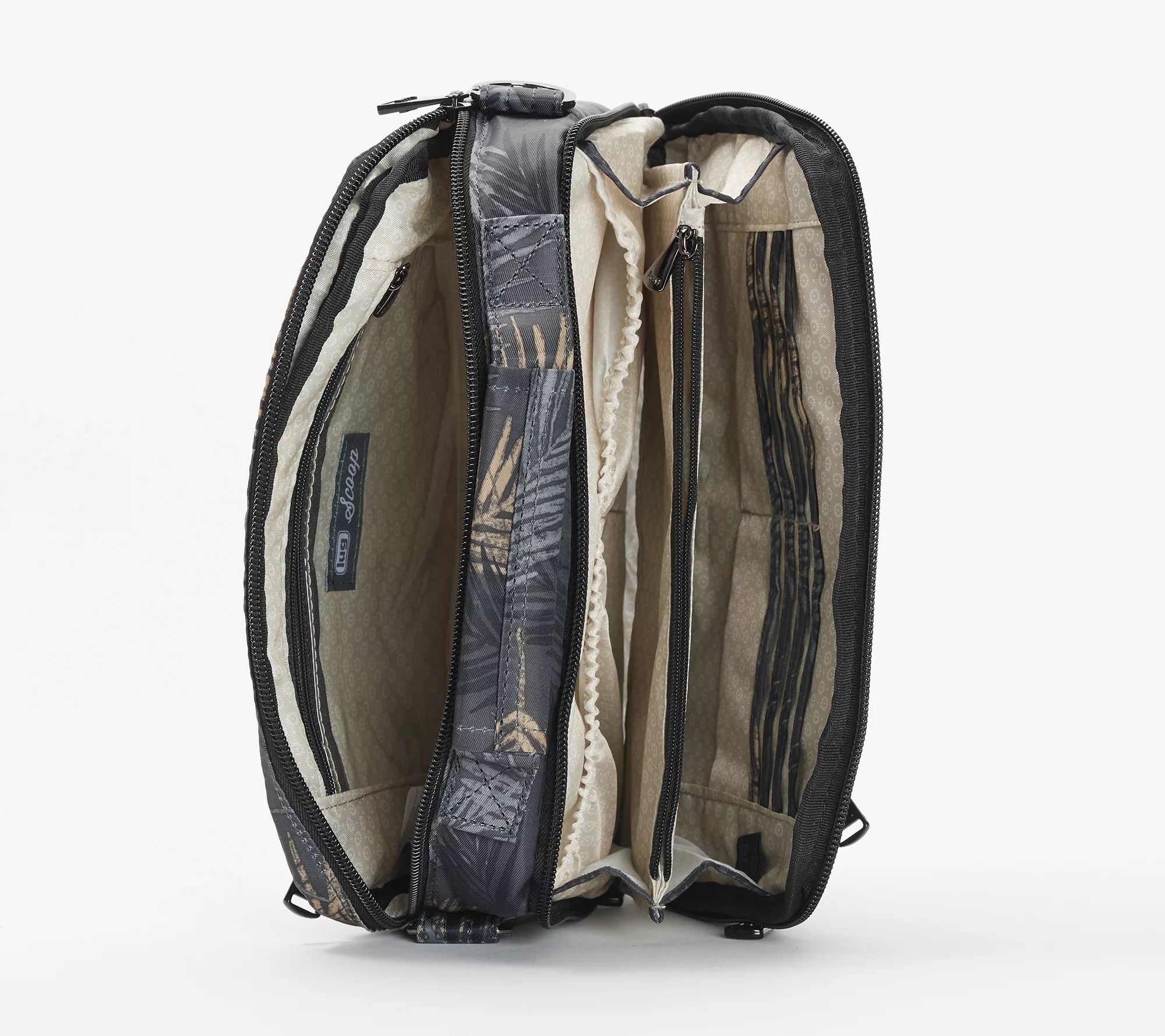 (QVC) Q2 Lug Top Handle Crossbody Bag Scoop