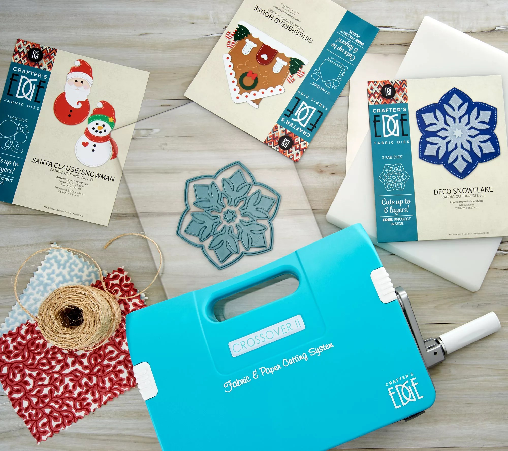 Crafter's Edge Crossover II Die Cut Machine Bundle with 3 Die Sets