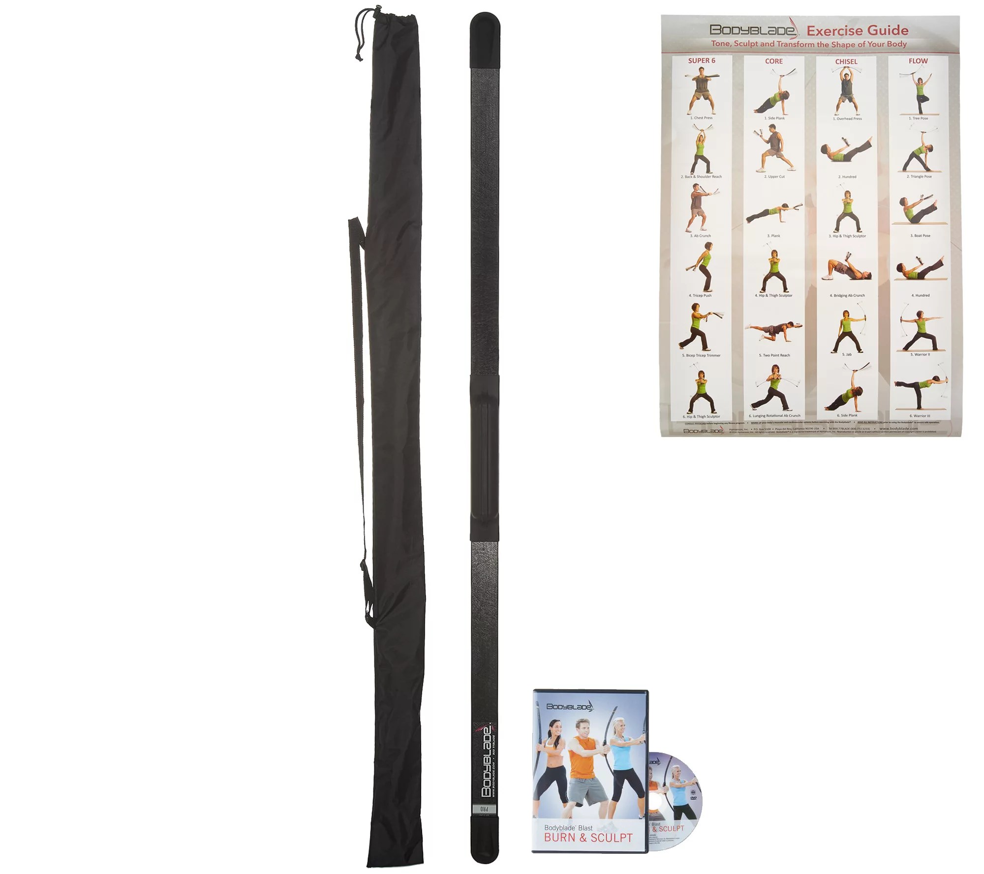 Bodyblade Pro Fit and Flex Resistance Training Kit w/ DVD