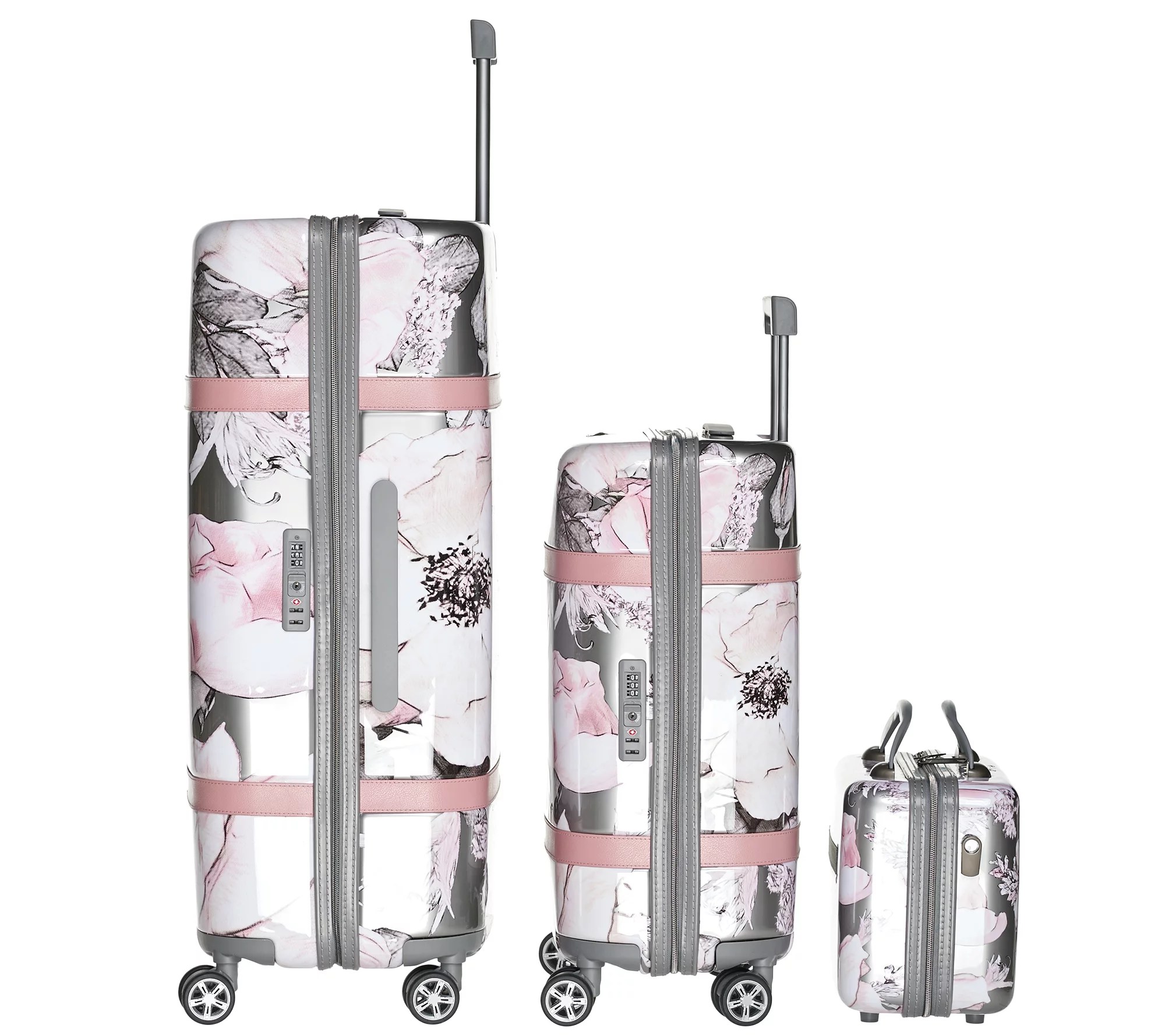 Triforce Luggage 3Piece Hardside Set Versailles