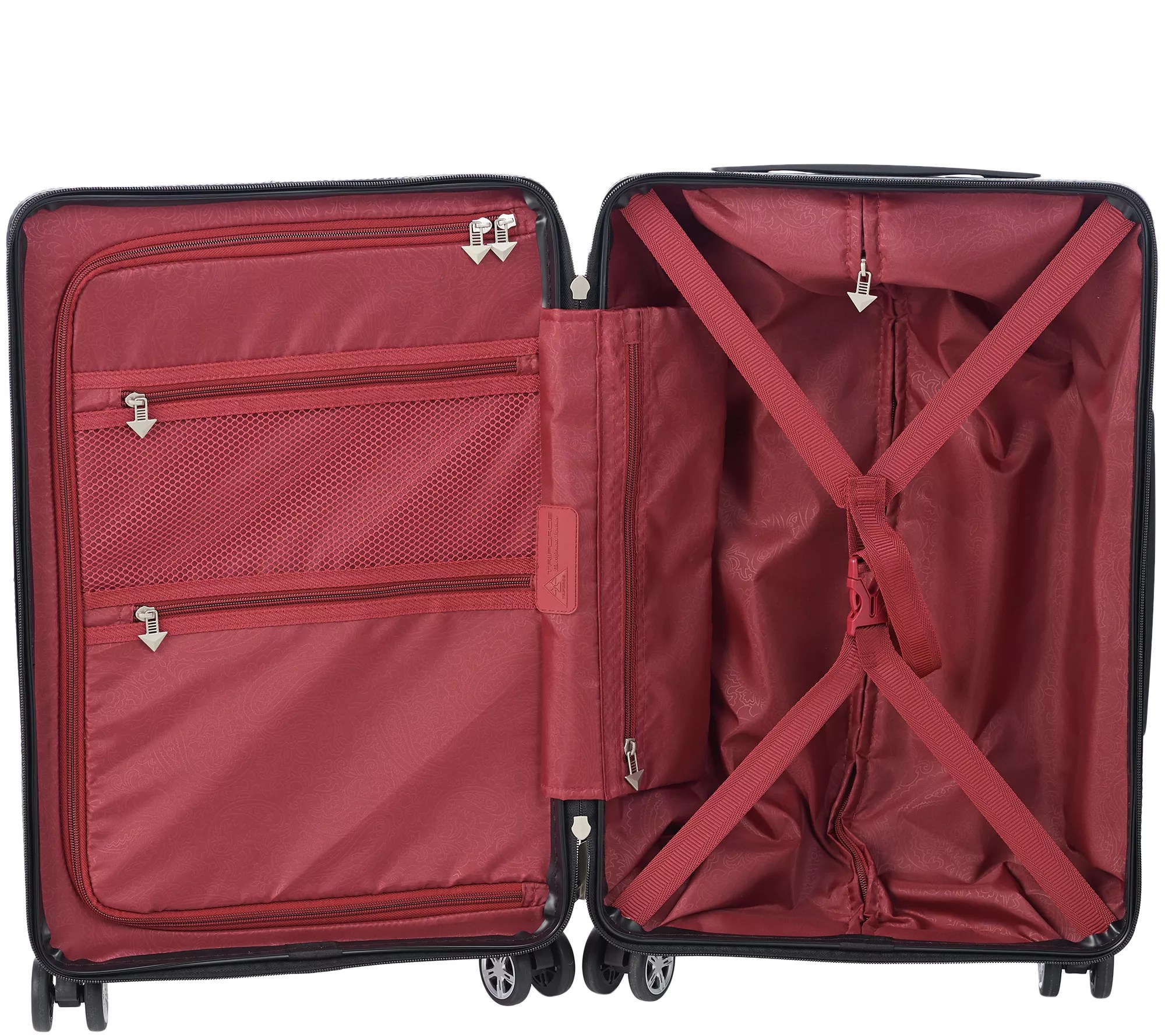 Triforce Luggage 22" Hardside Spinner Luggage Versailles