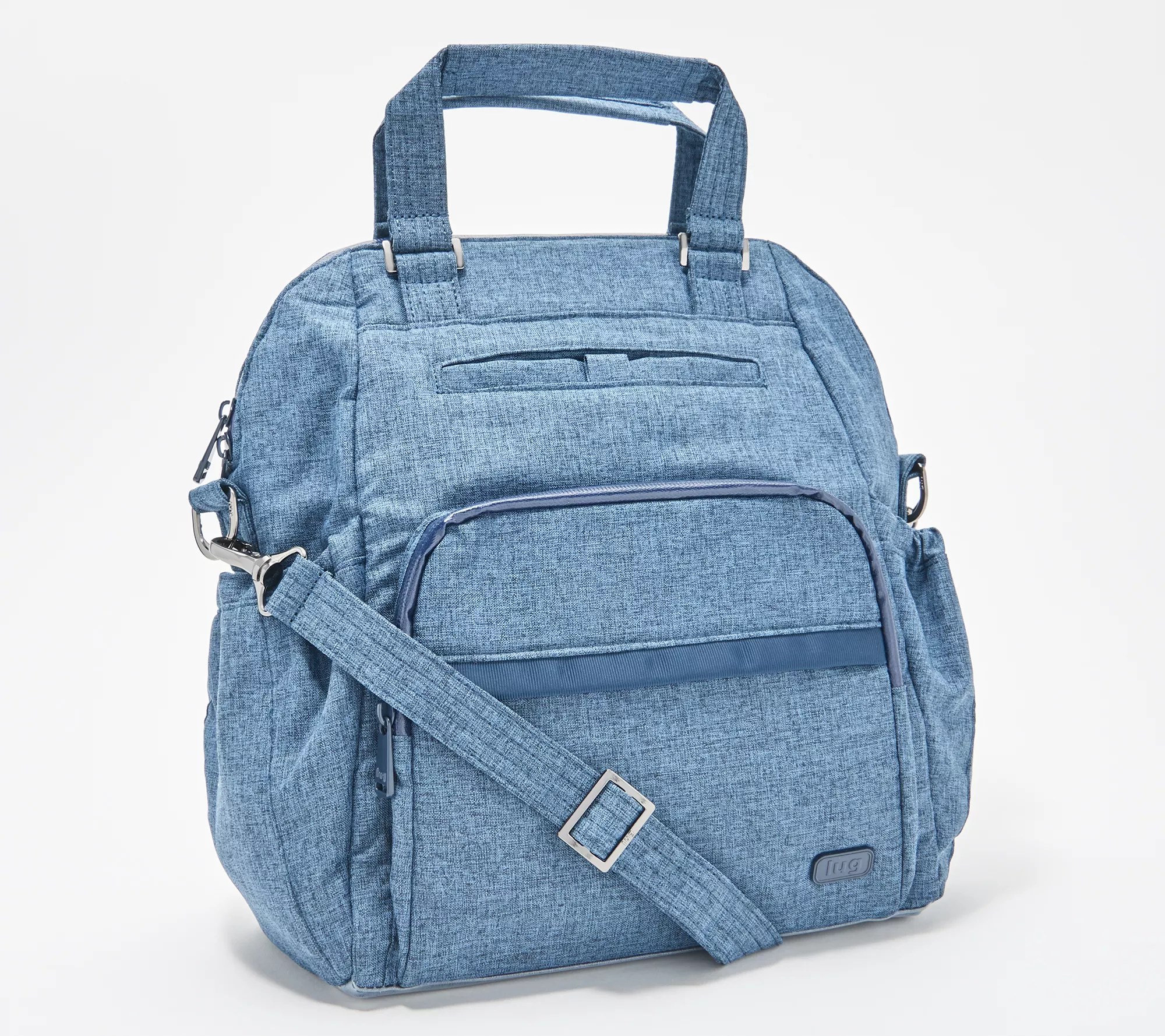 (QVC) Q2 Lug RFID Convertible Tote Canter