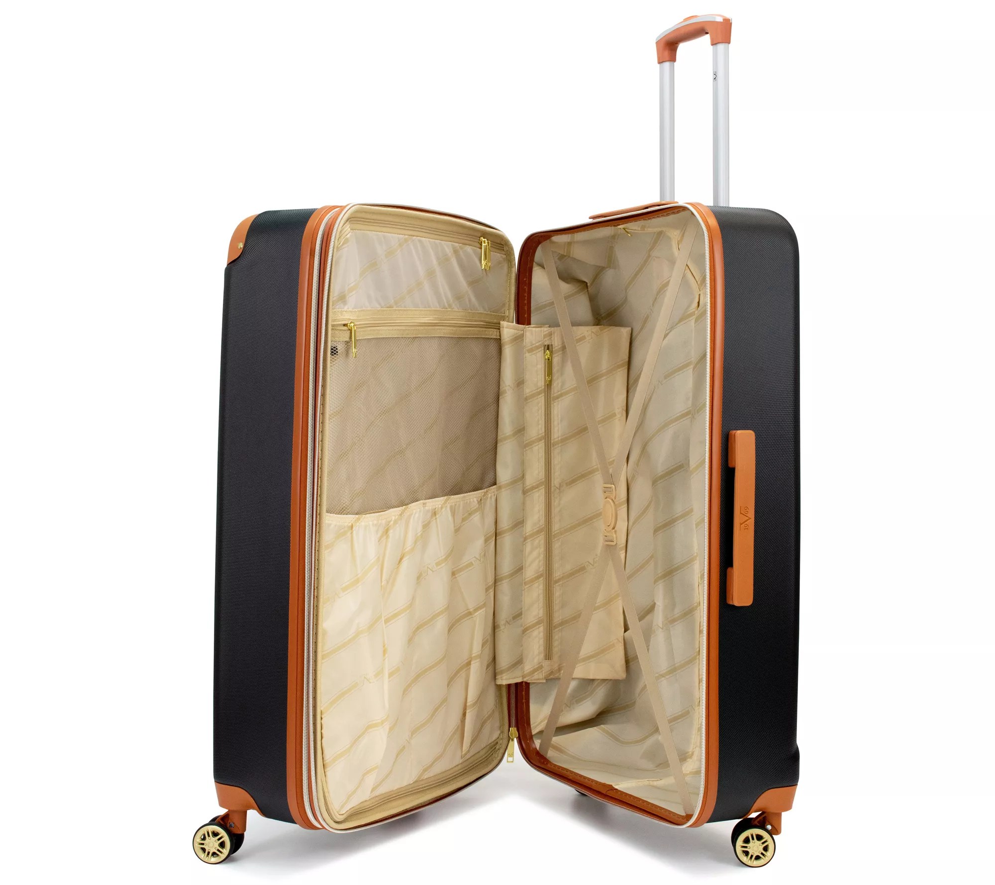 19V69 Italia Vintage 29" Hard Expandable Checked Suitcase