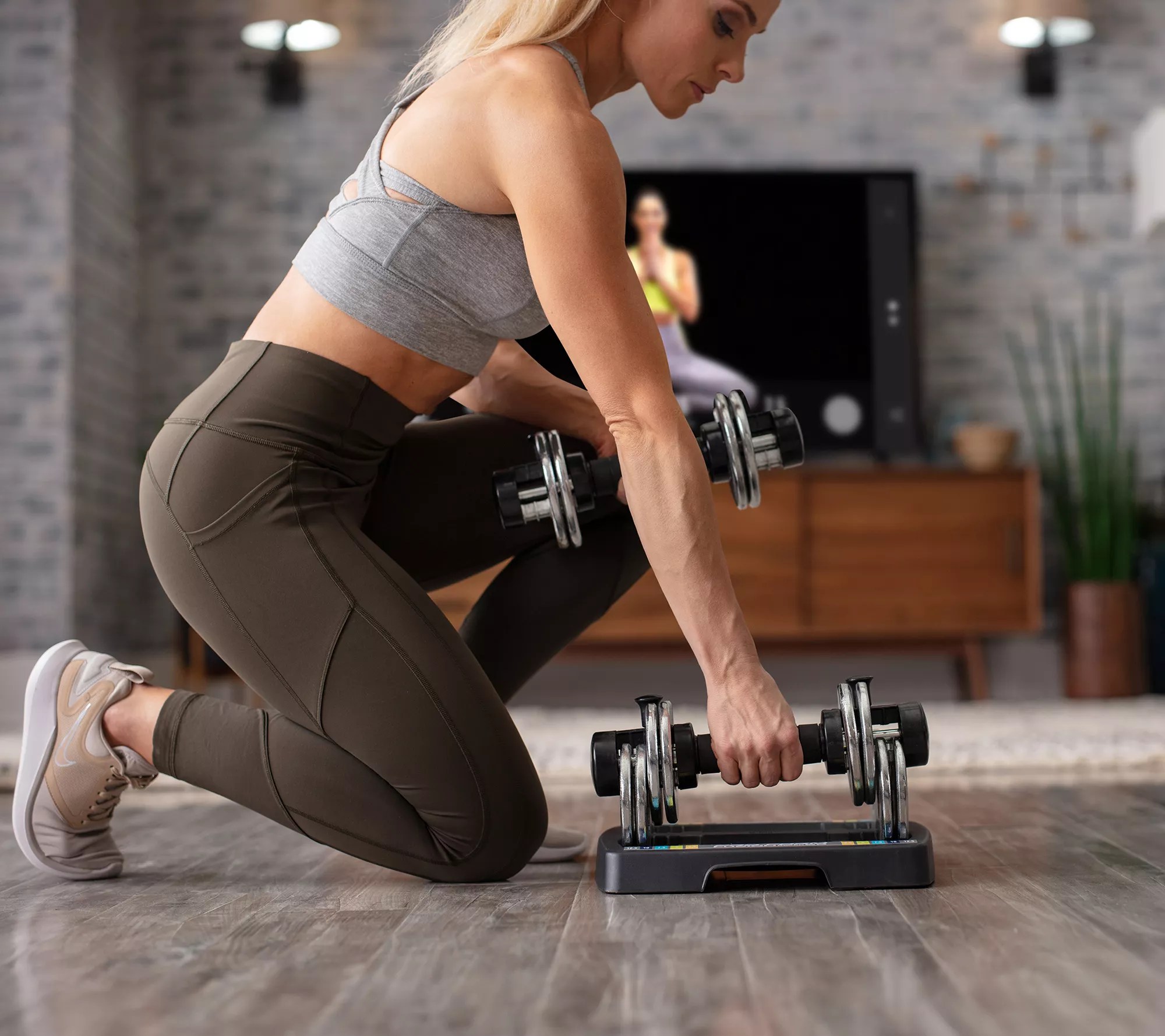 ProForm 25lb Adjustable Double Dumbbell Set