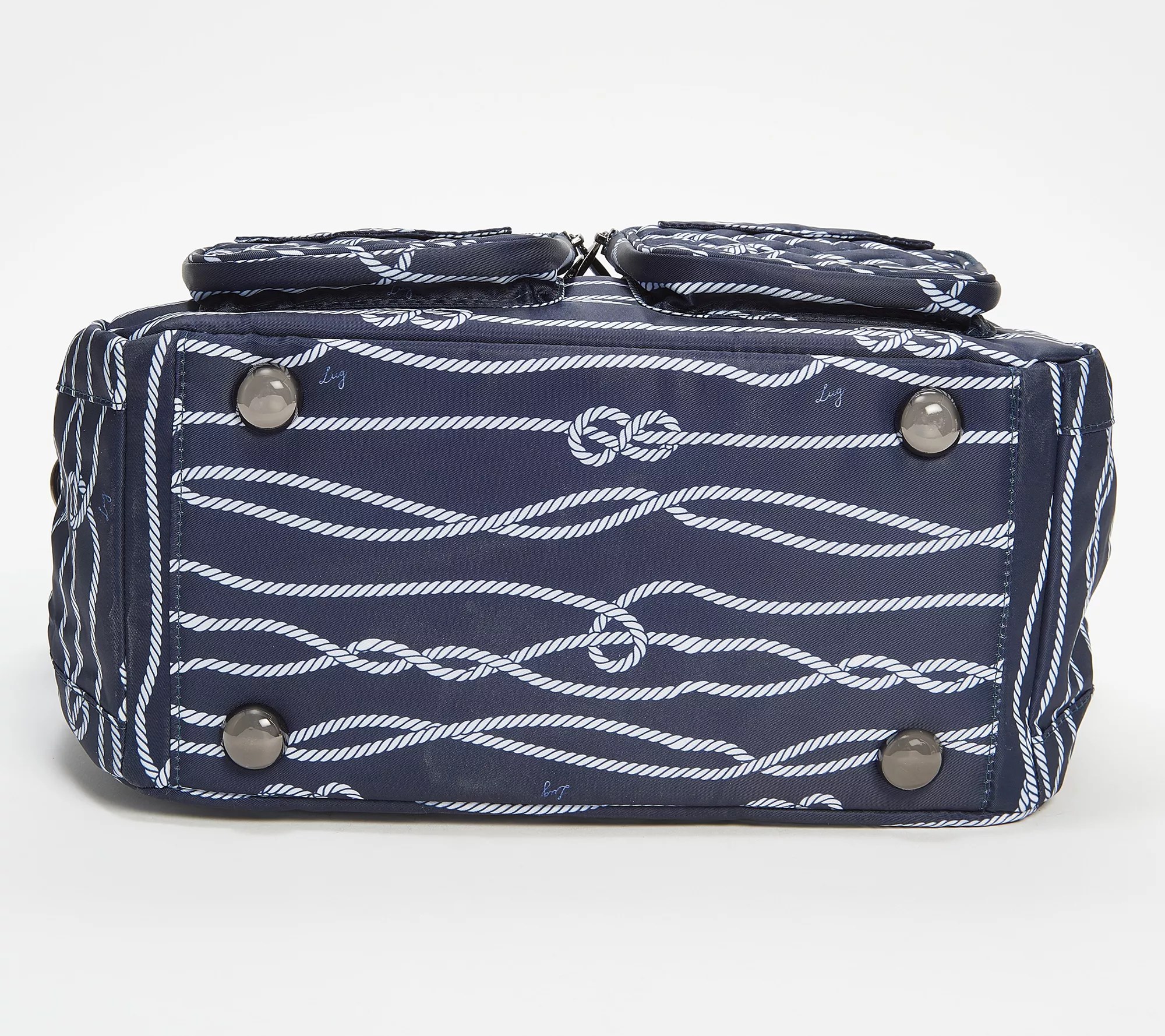 (QVC) Lug Quilted Convertible Carryall Tote Jumper