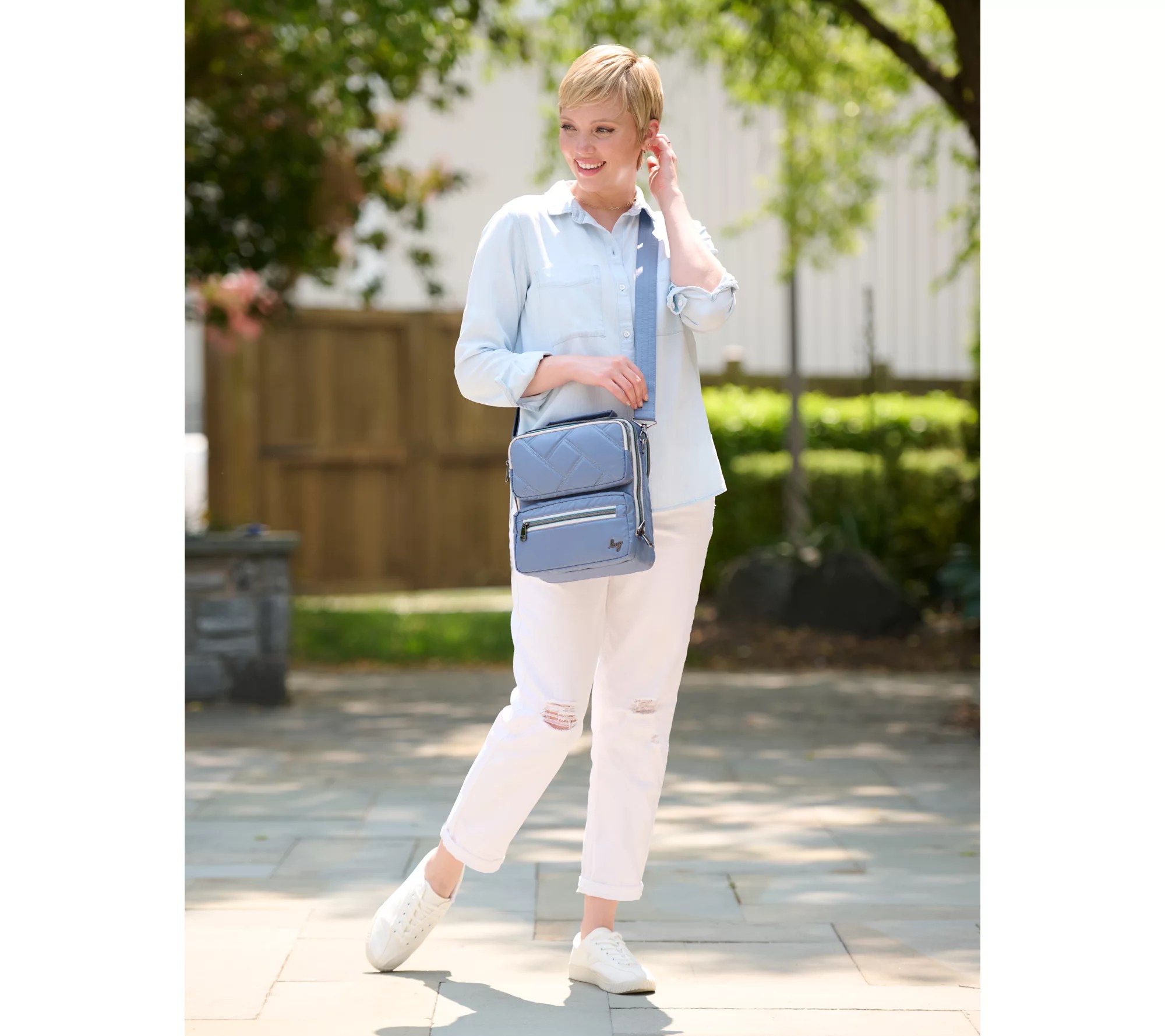 (QVC) Lug Medium Cargo Crossbody with BuiltIn Wallet Wrangler