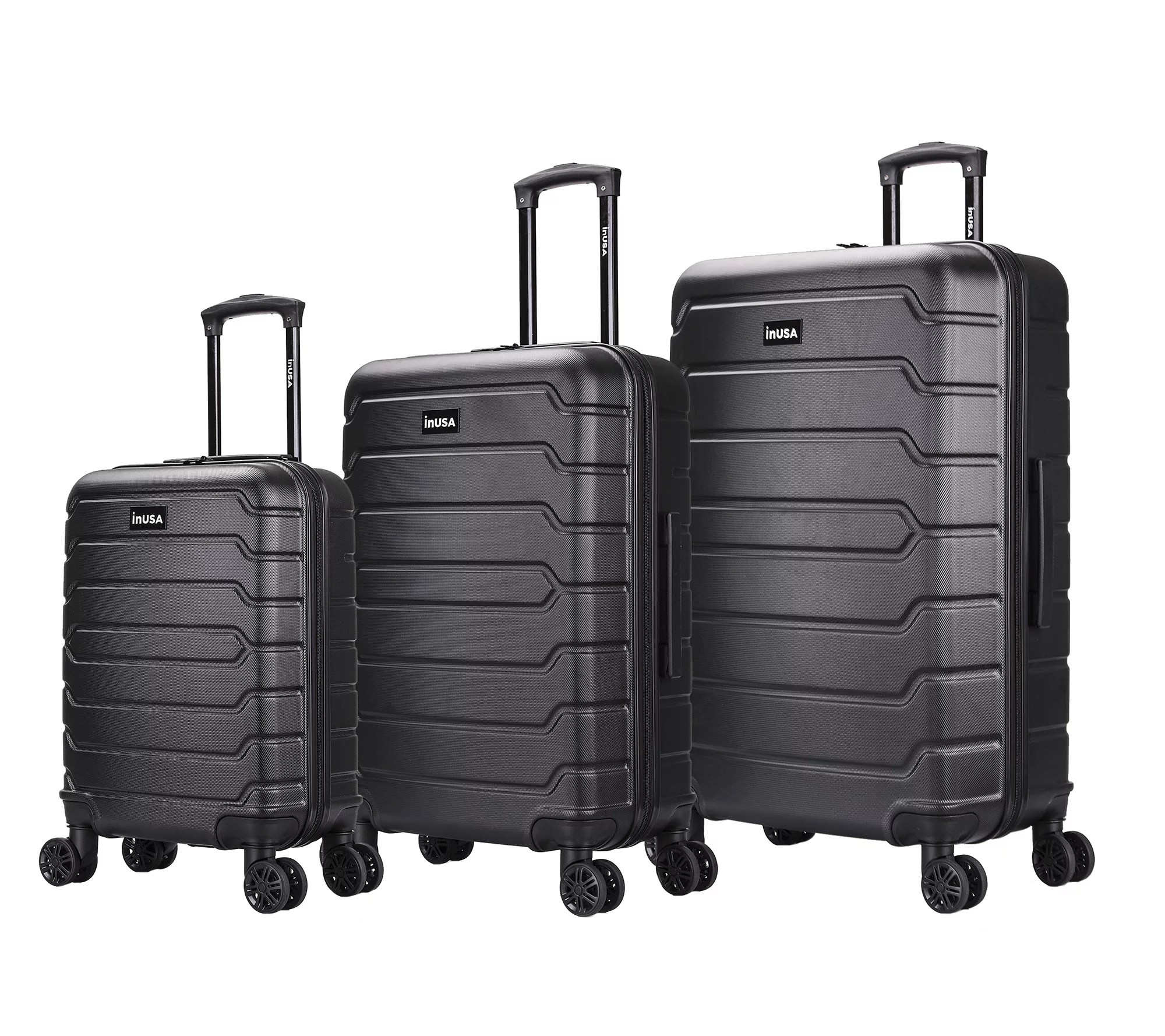 InUSA Luggage Set Of 3 Hardside Spinner LuggagSet Trend