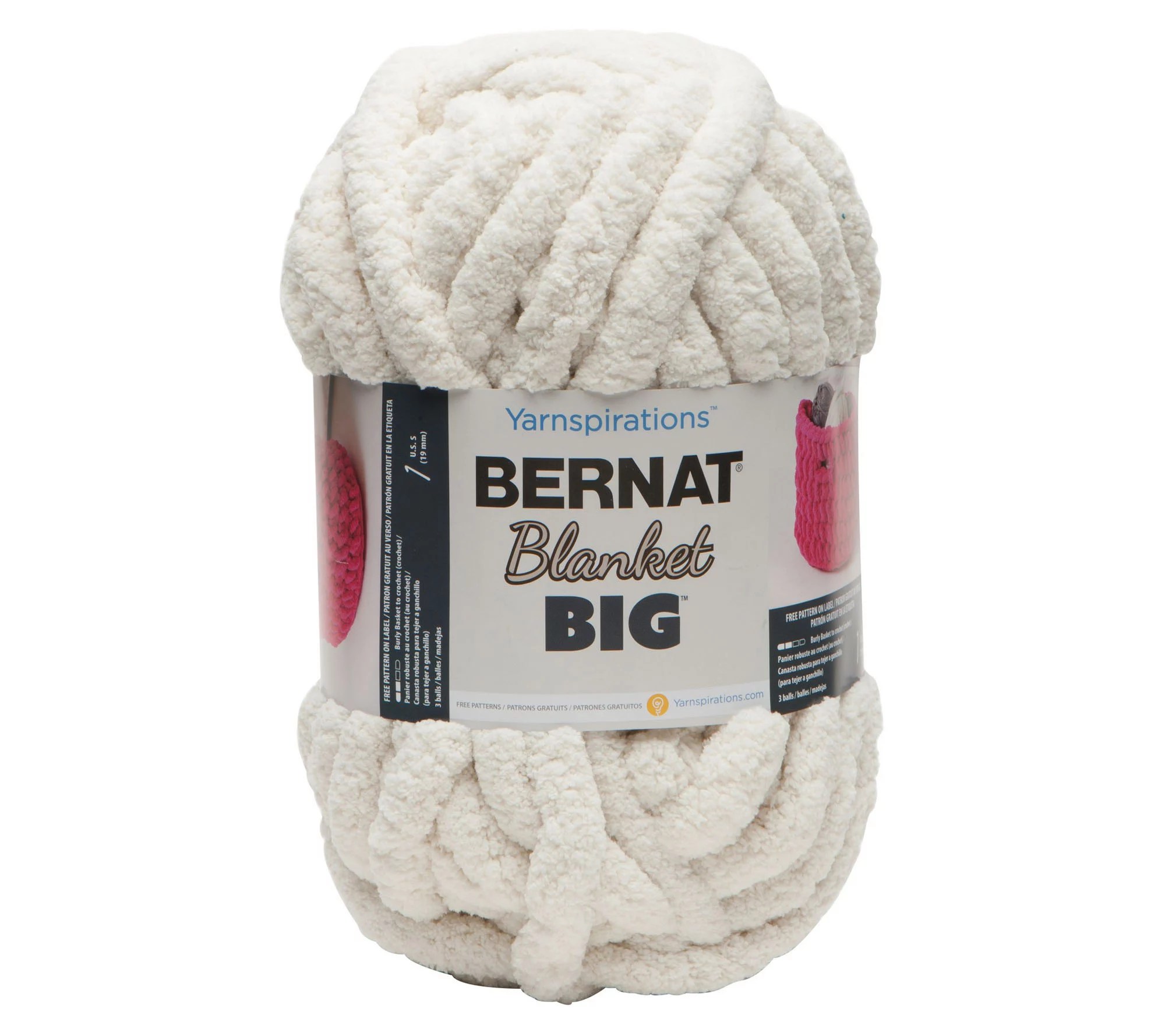 Bernat Blanket Multipack of 4 Vintage White BigBall Yarn
