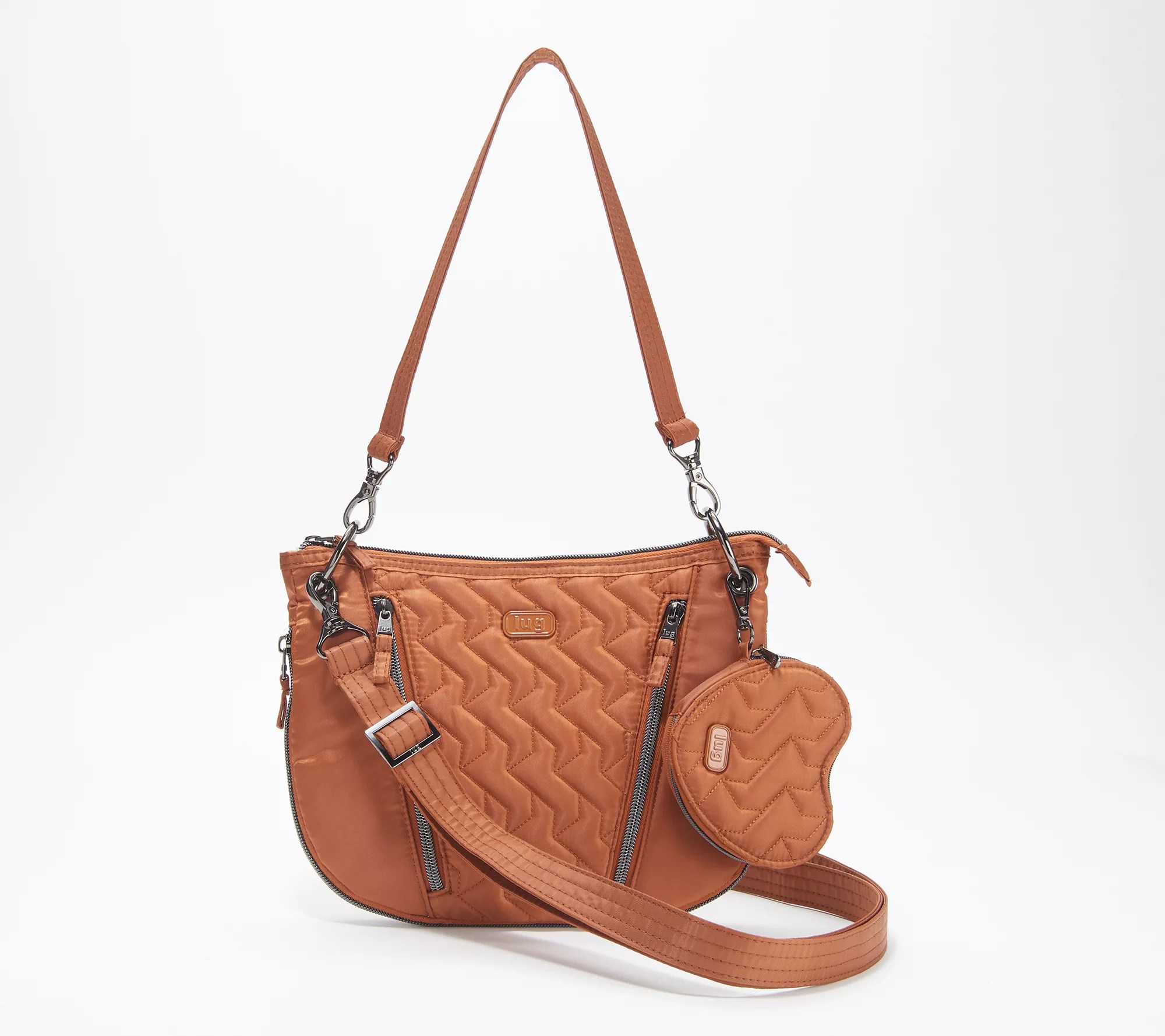 Lug Convertible Medium Crossbody with Pouch Swivel