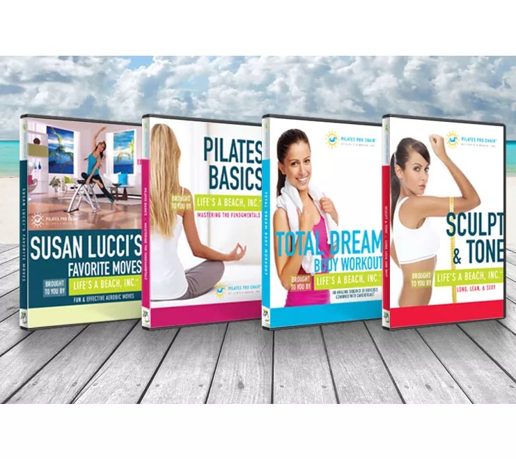 Pilates PRO Chair with 4 DVDs by Life's a Beach