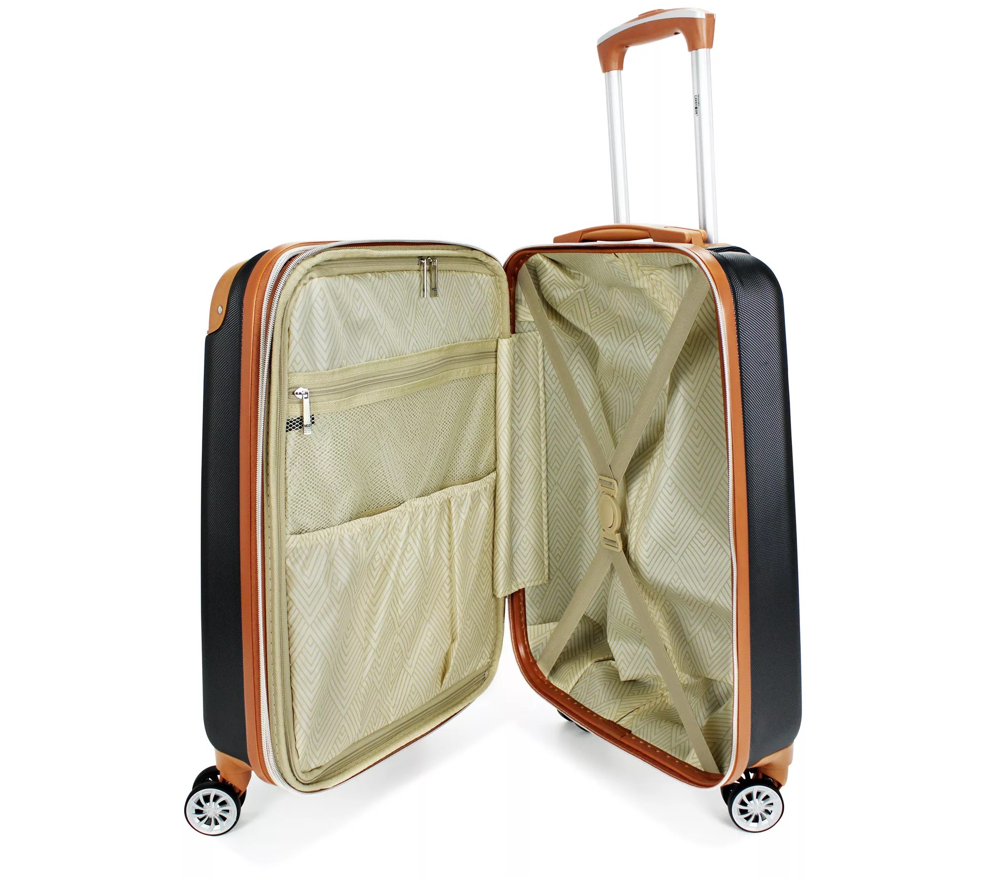 Miami CarryOn Collins 20" Expandable Retro Spinner Carryon