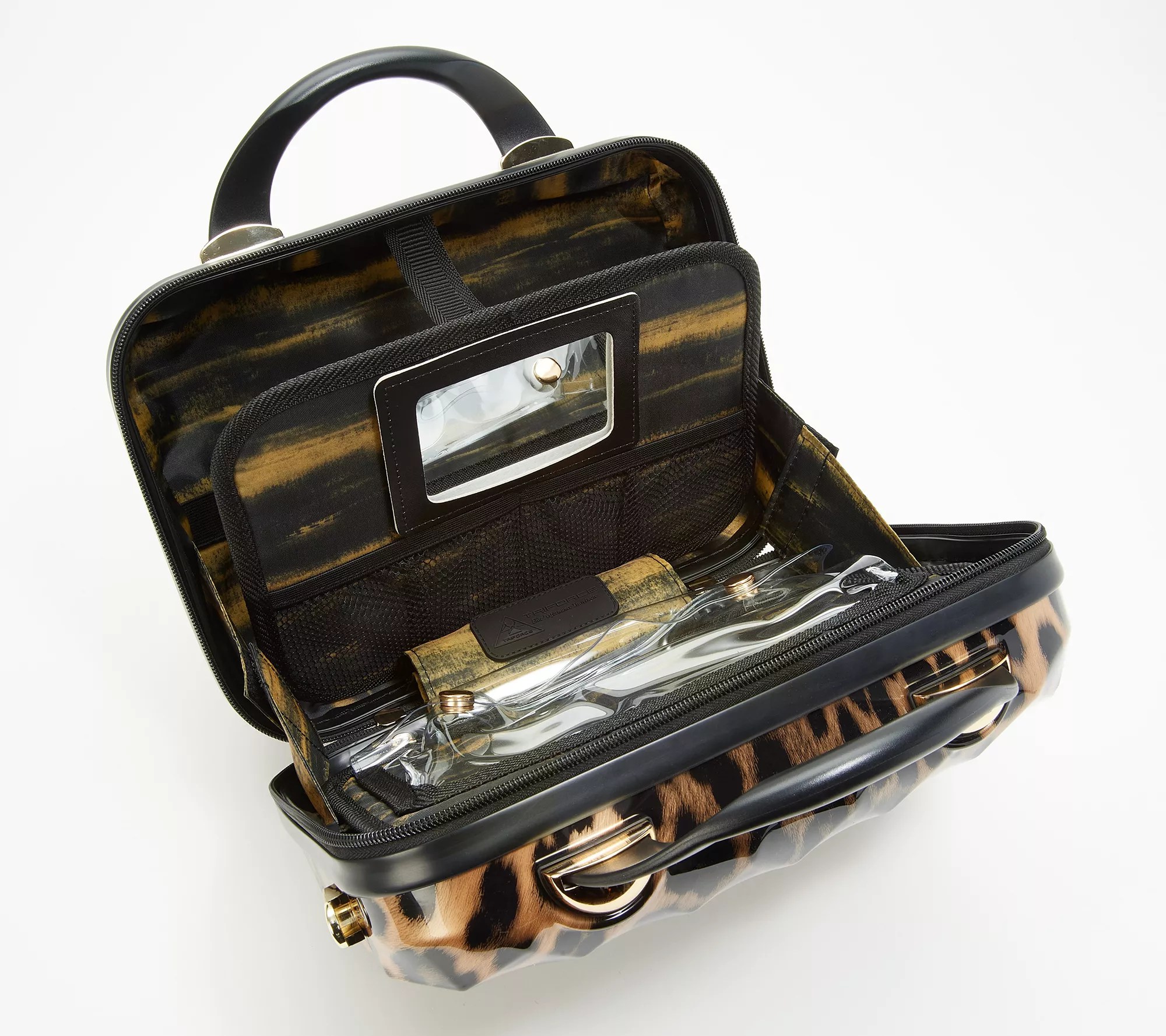 Triforce Hardside Beauty Case w/ Organizational Interior Panels