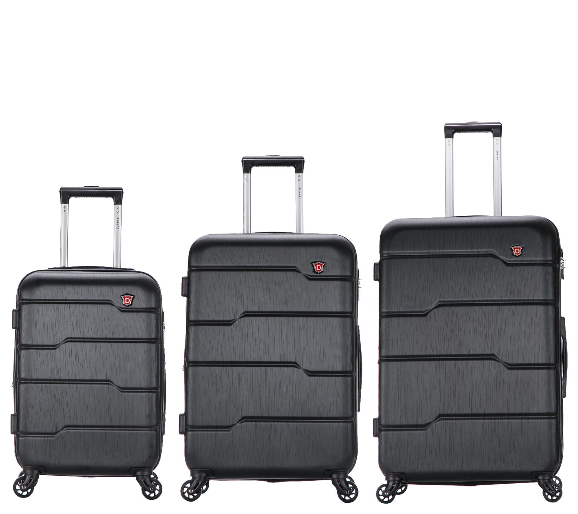 DUKAP Rodez Lightweight Hardside 3Piece Luggage Set