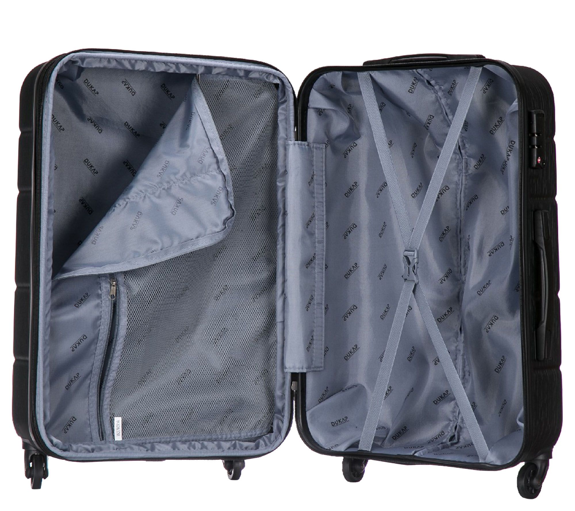 DUKAP Rodez Lightweight Hardside 3Piece Luggage Set