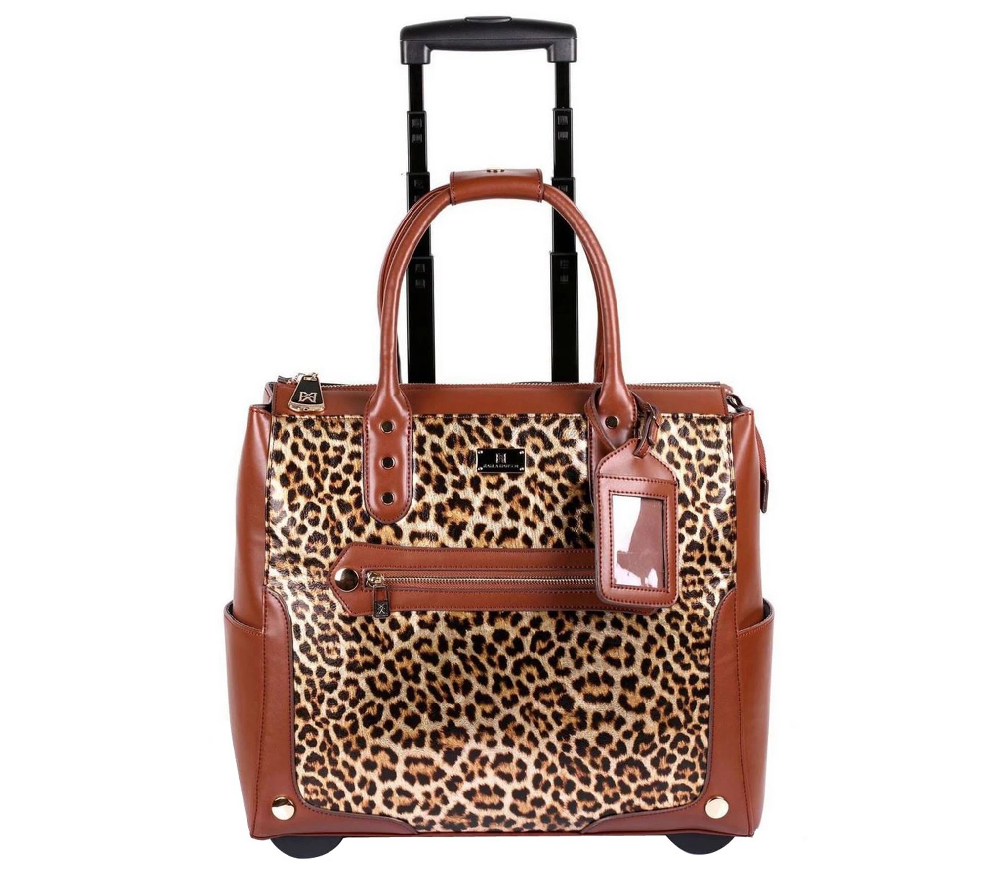 Karla Hanson Printed Rolling CarryOn Luggage Bag Jessica