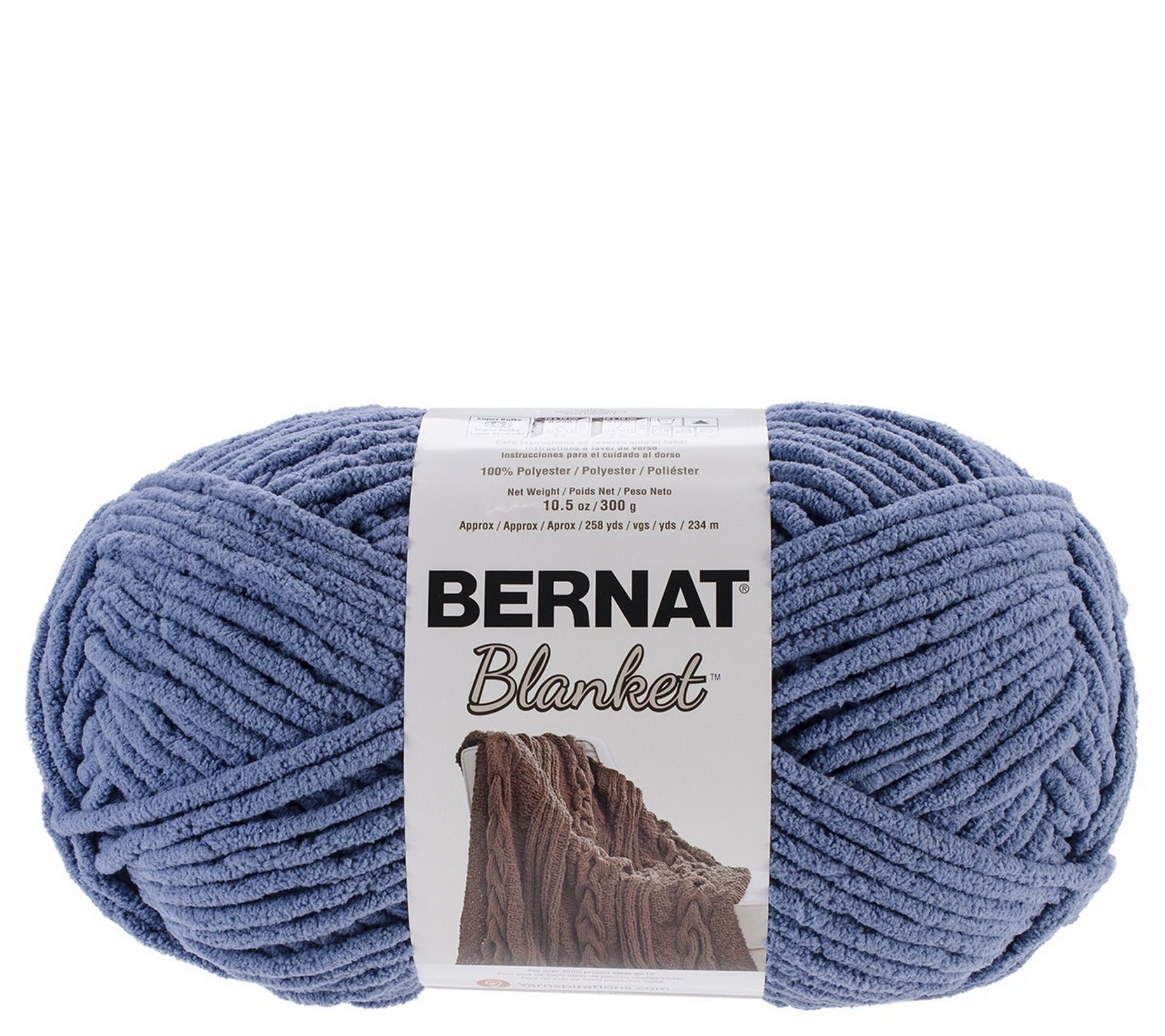 Bernat Blanket Multipack of 4 Country Blue BigBall Yarn