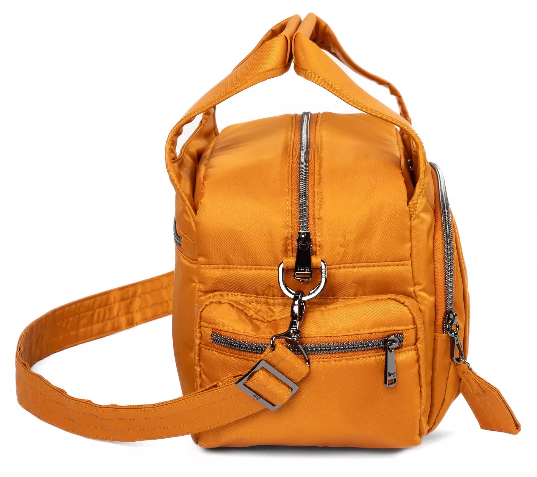 Lug Quilted Medium Satchel with Crossbody Strap Rumble