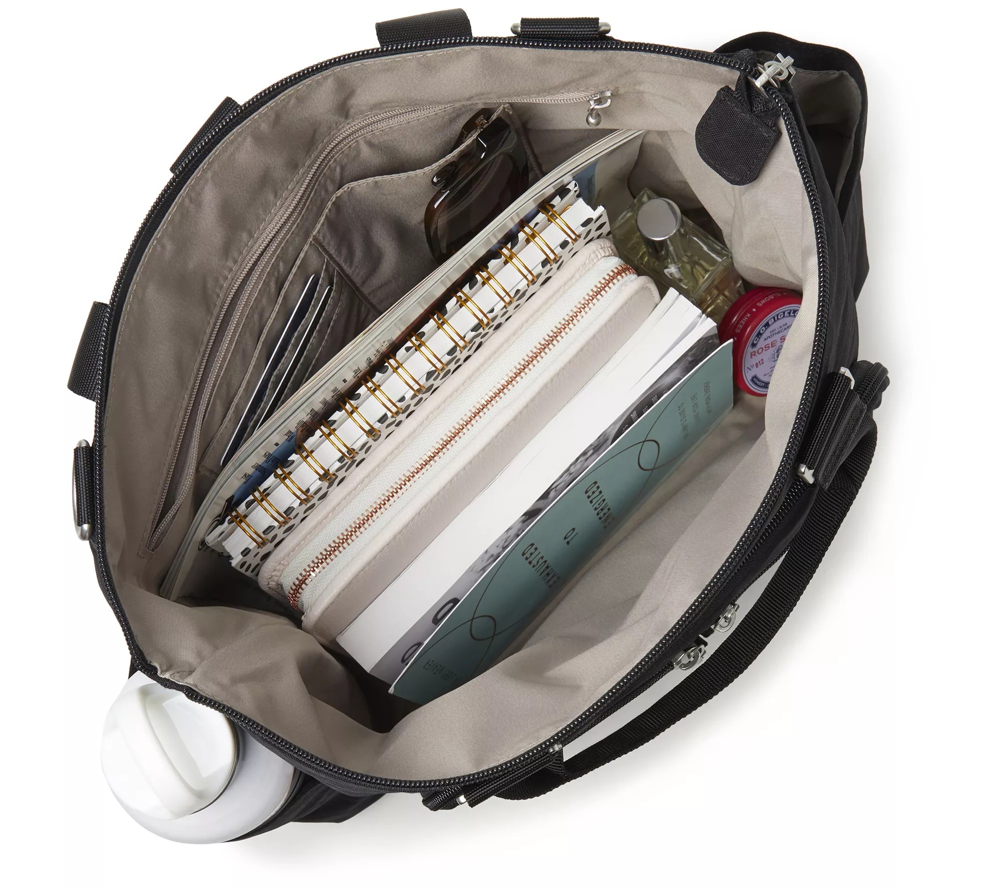 (QVC) Q2 Baggallini Convertible Nylon Tote