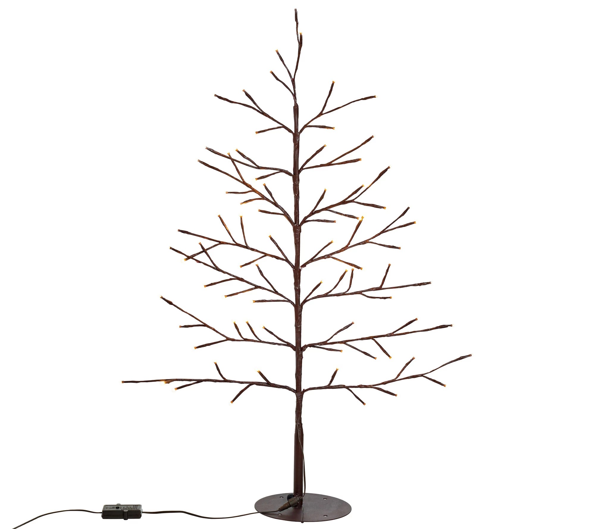 Santa's Best Indoor/Outdoor 40" Poseable Tree with 10 Light Functions