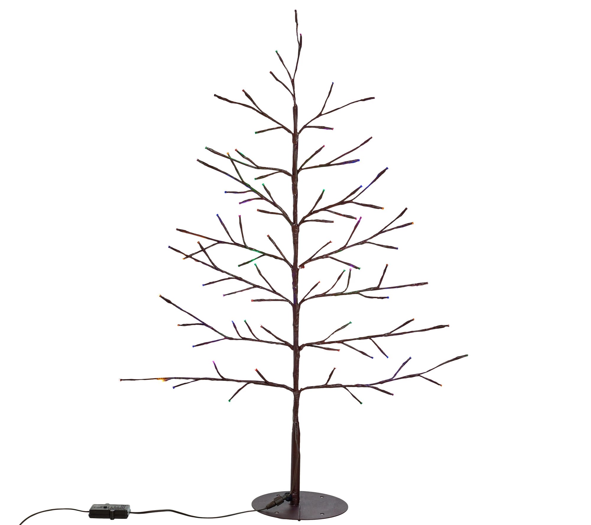 Santa's Best Indoor/Outdoor 40" Poseable Tree with 10 Light Functions