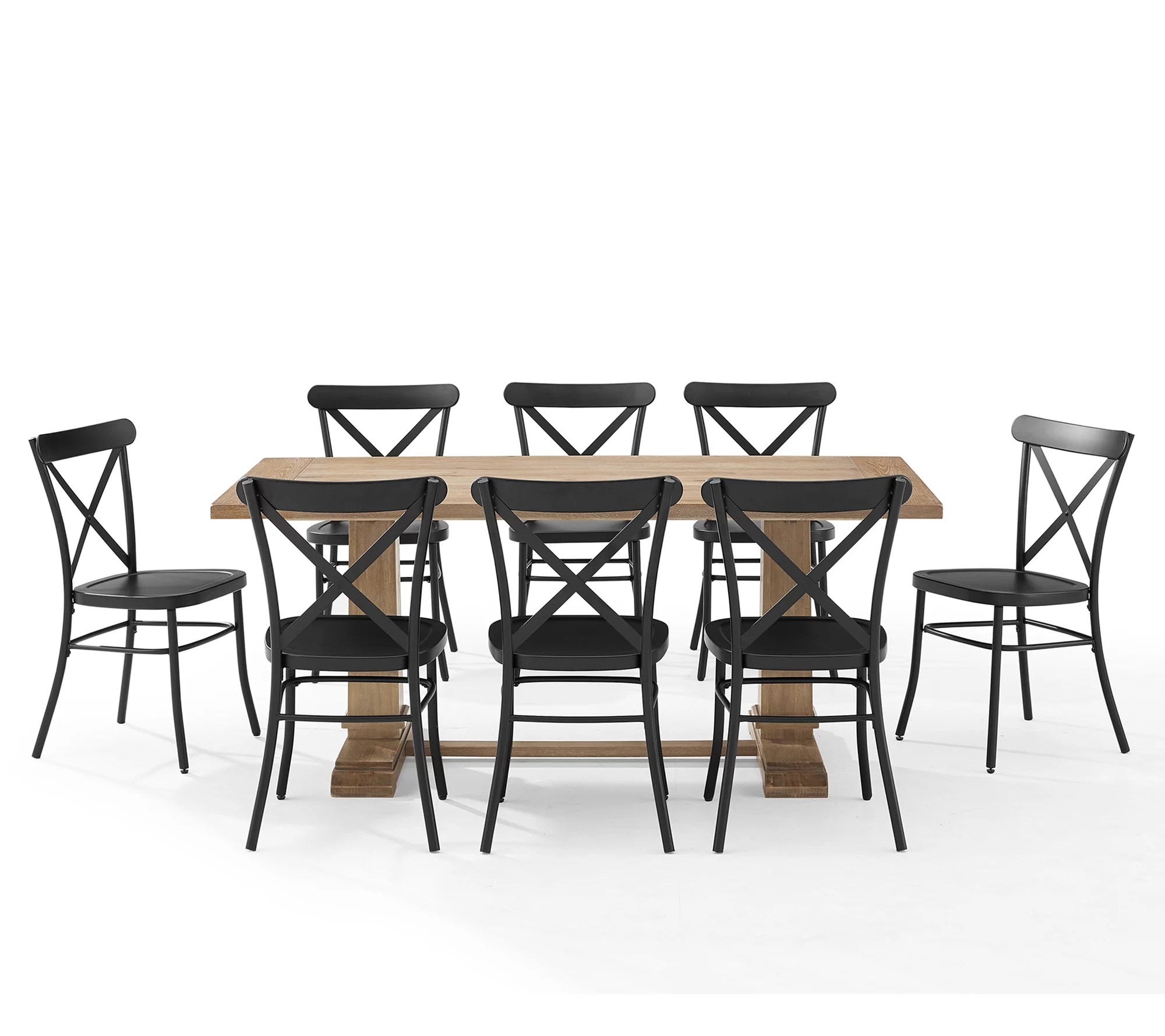 Crosley Joanna 9Pc Dining Set with Camille Chairs